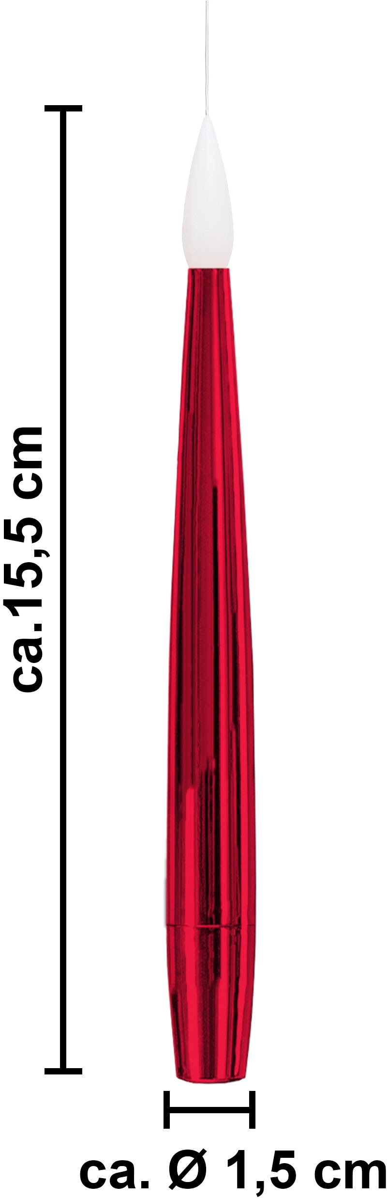 my home LED Dekolicht »10 Schwebende LED Tafelkerze mit Zauberstab Noaro« LED-Modul 11 Stk. Warmweiß mit Zauberstab als Fernbedienung