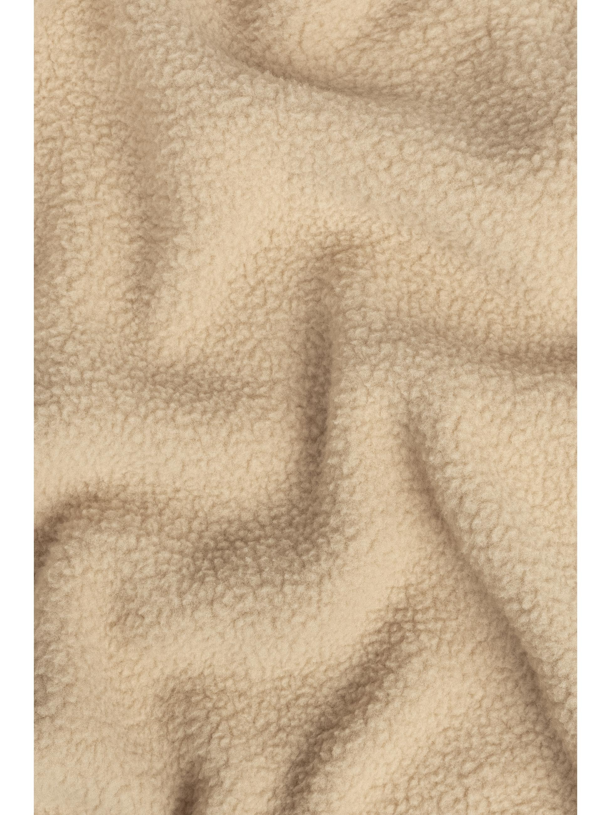 Kapuzensweatjacke »Fellimitatmantel Letti Teddy-Fleece«, Kuschelig weicher Teddyfleece-Mantel