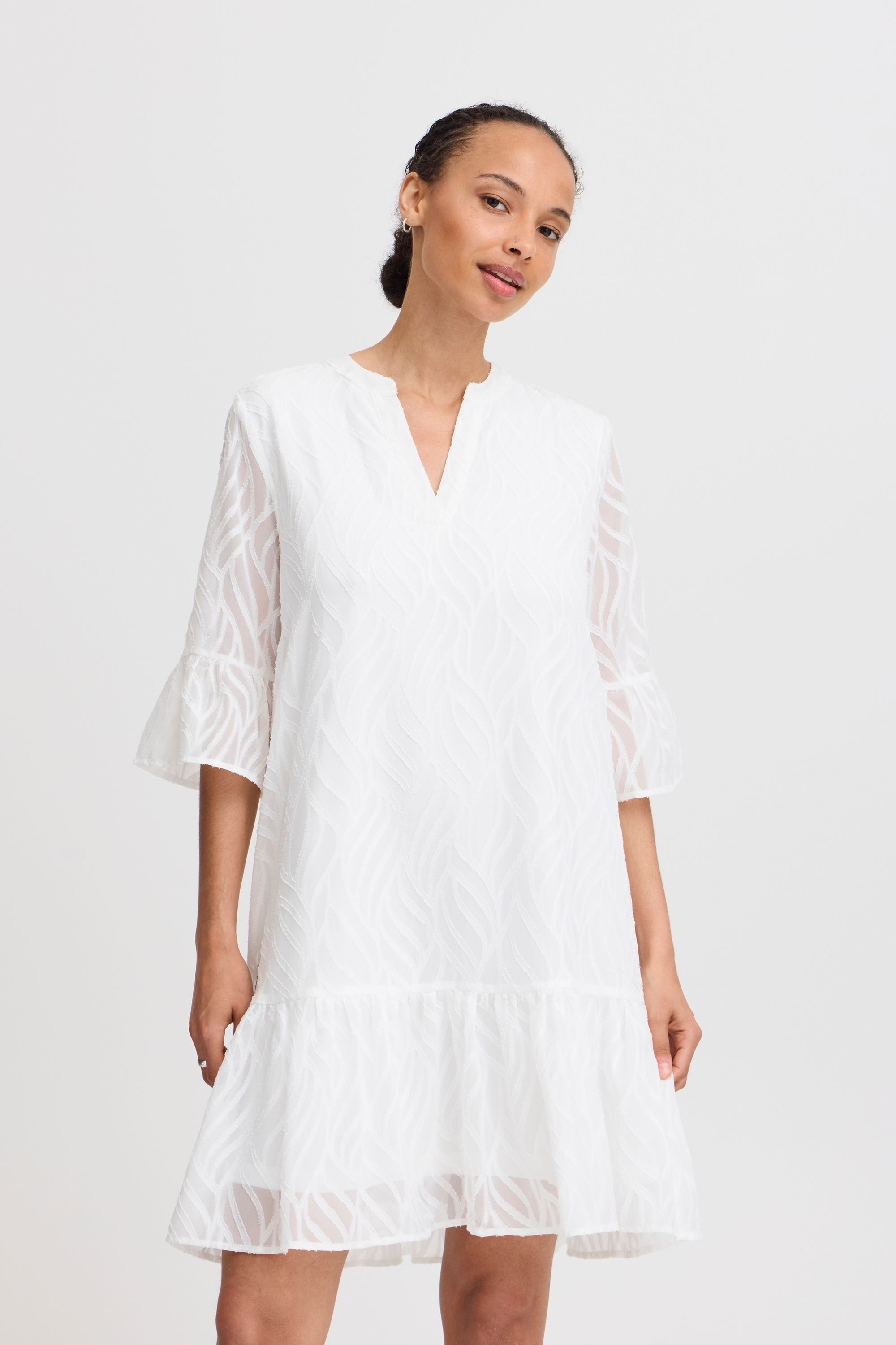 b.young A-Linien-Kleid »A-Linien-Kleid BYFRIKKE VNECK DRESS -«