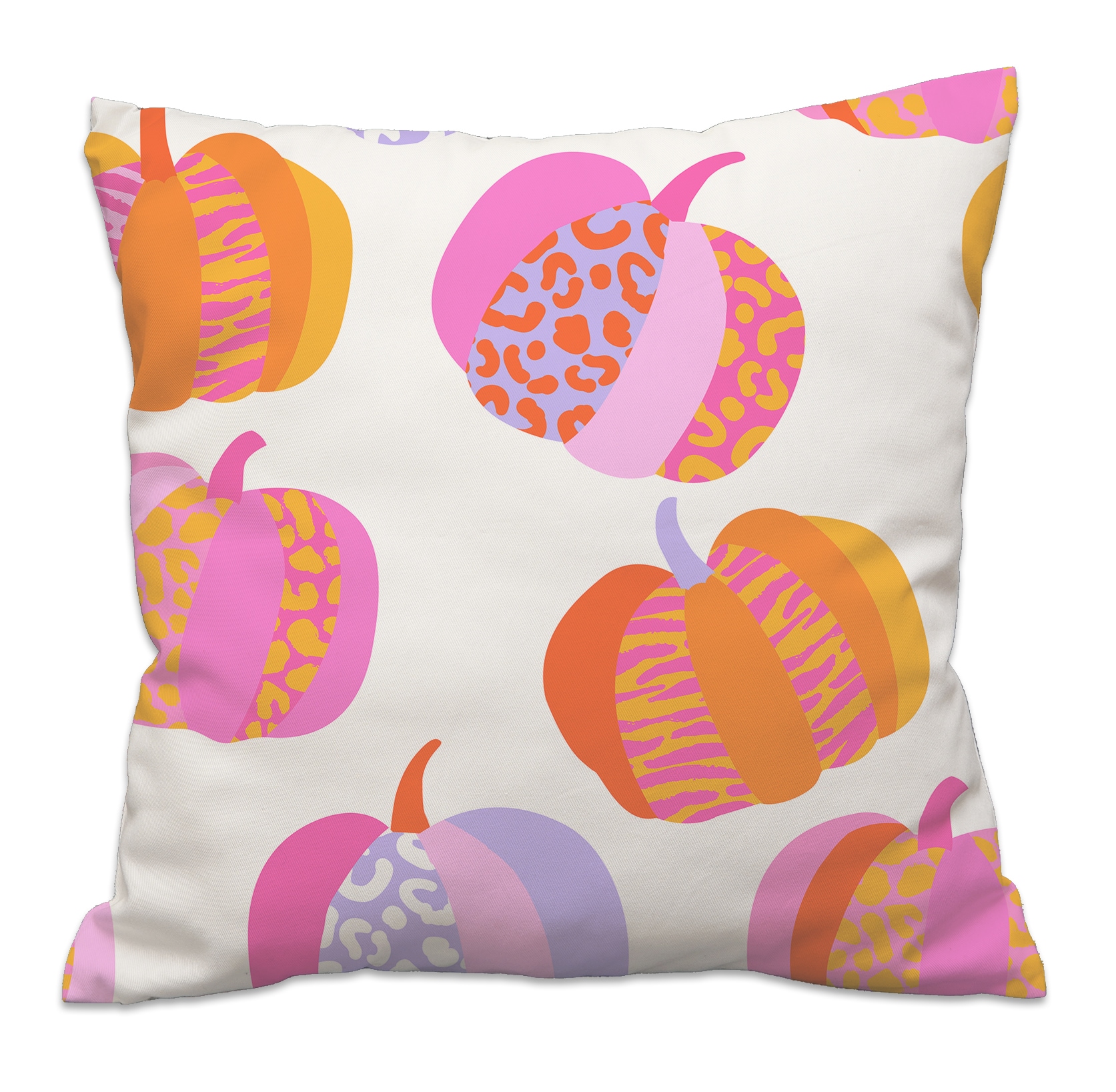 queence Dekokissen »Bunter Kürbis« Dekokissen mit HD Premium Druck Weihnachten