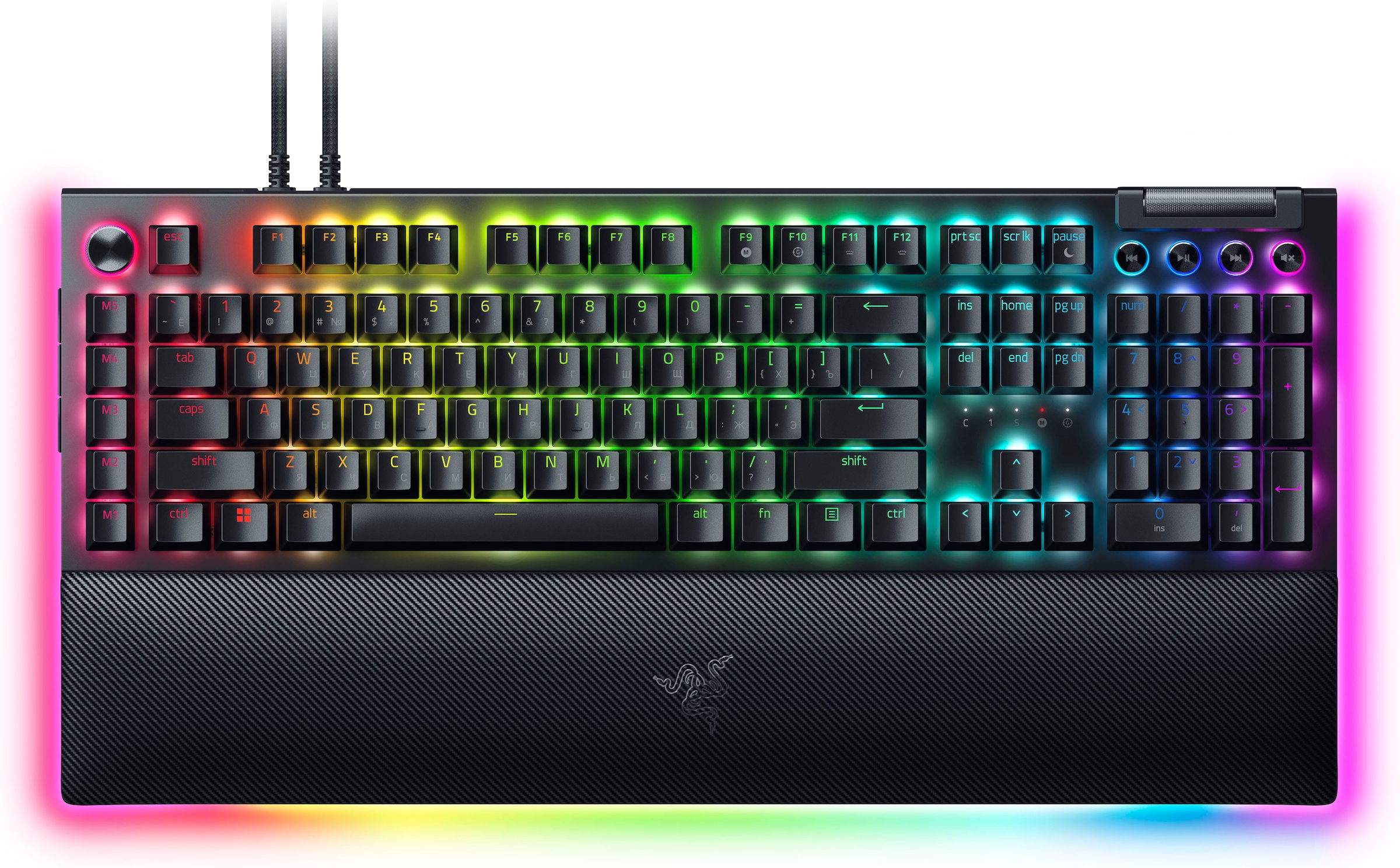 Gaming-Tastatur »BlackWidow V4 Pro Green Switch«,...