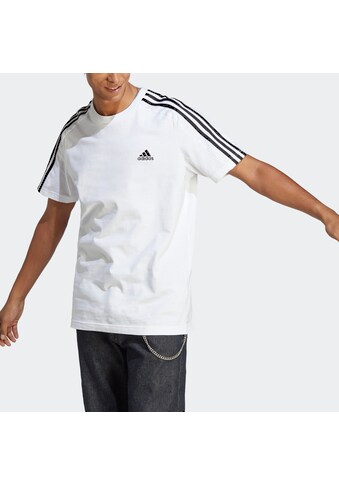 adidas Sportswear T-Shirt »ESSENTIALS SINGLE JERSEY 3-STREIFEN« kaufen
