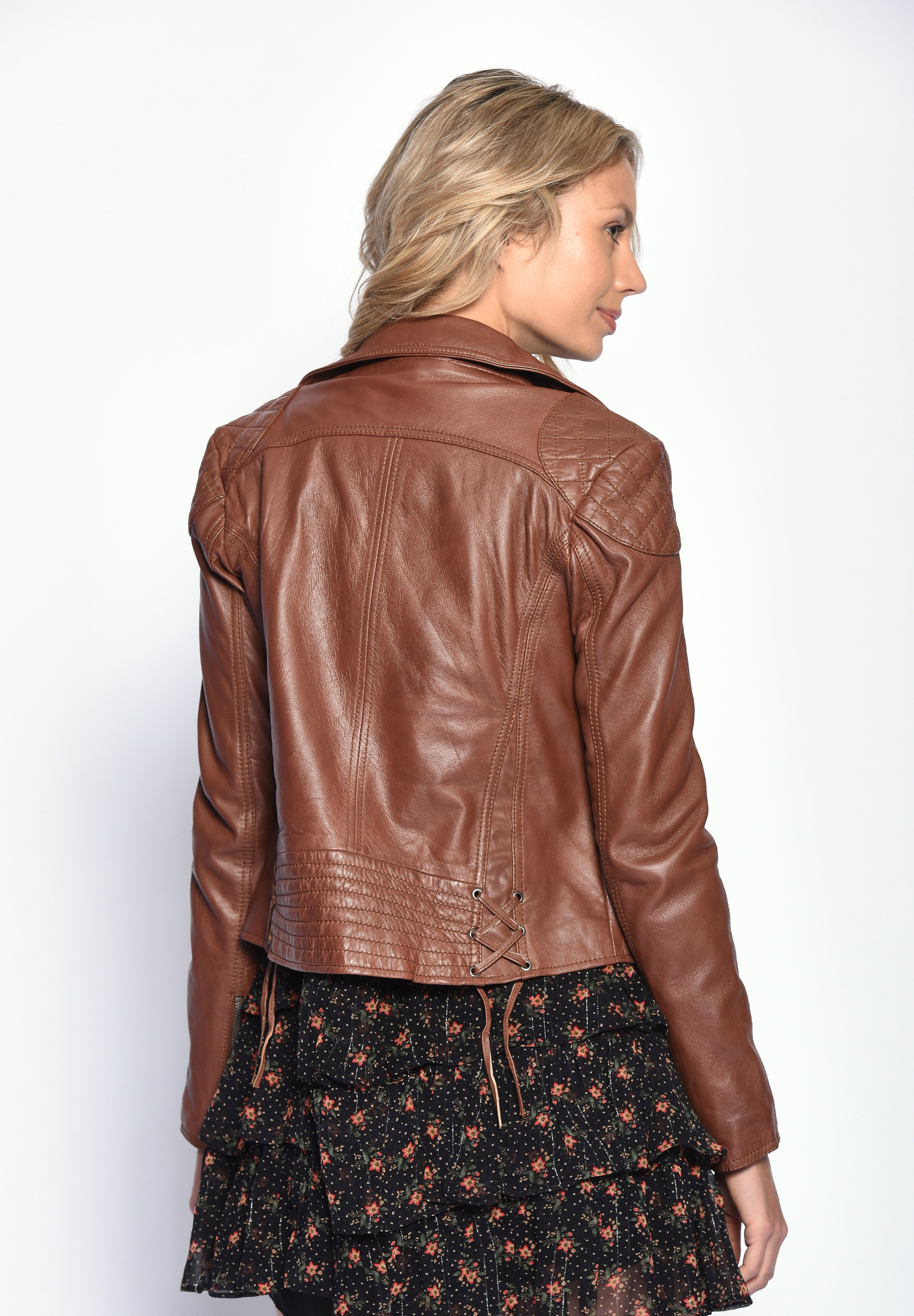 Maze Bikerjacke »Lederjacke Ibiza«