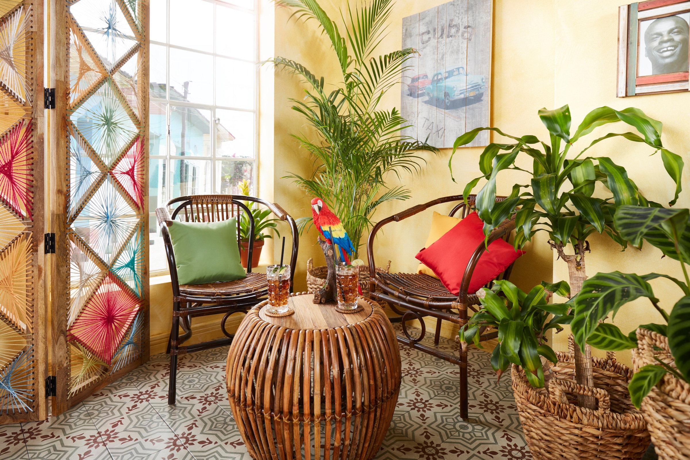 Home affaire Paravent »Verbena«, Breite 153 cm