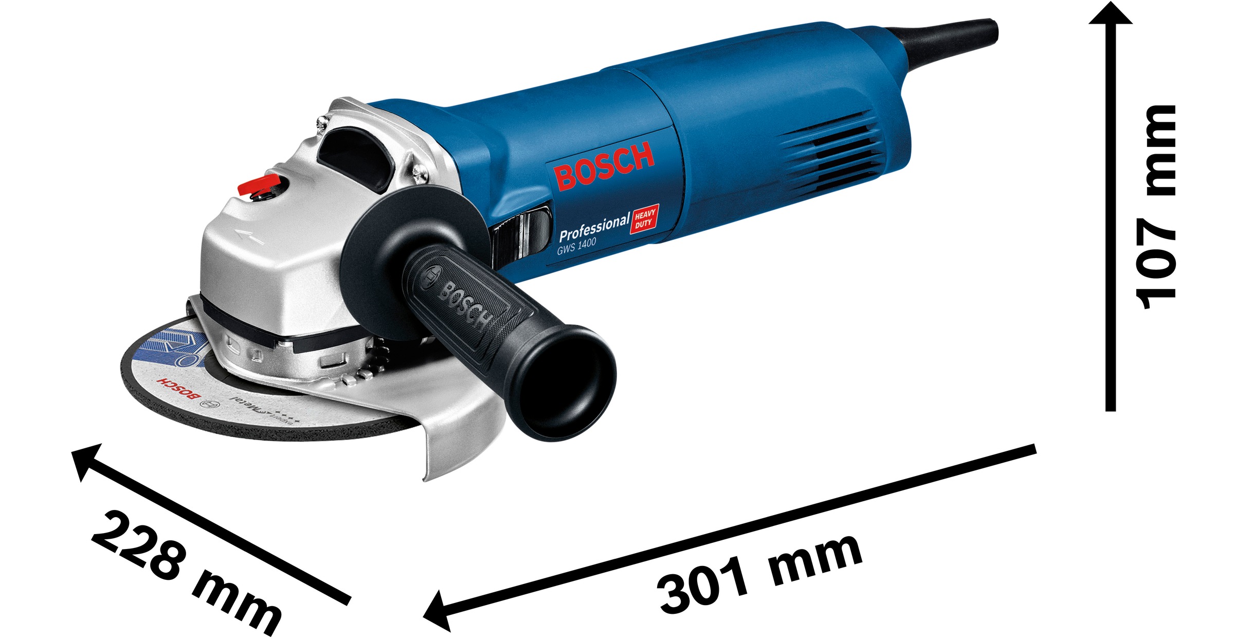 Bosch Professional Winkelschleifer »»GWS 1400 PROFESSIONAL««