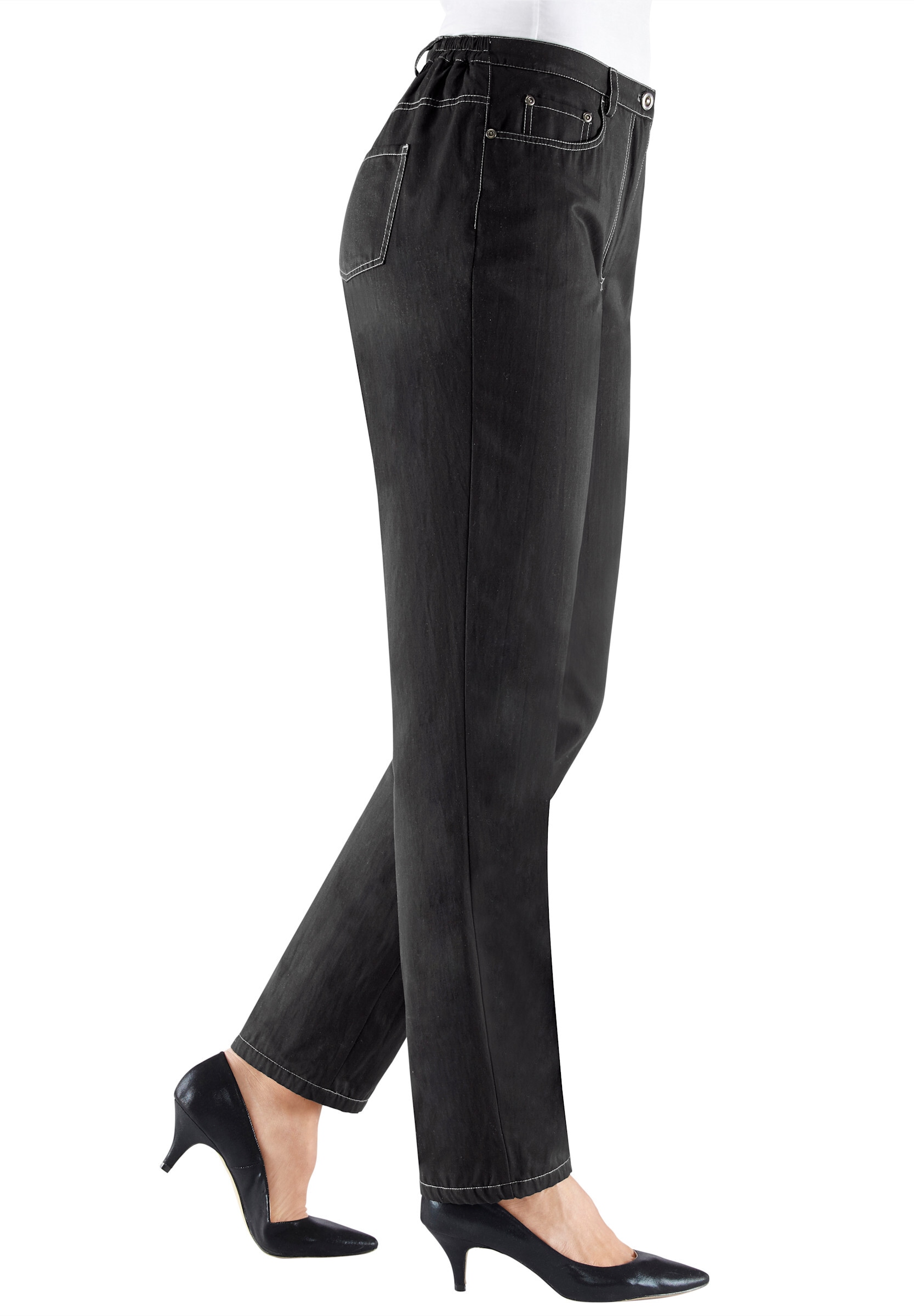 Cosma 5-Pocket-Hose »Thermohose Thermohose mit kariertem Futter«