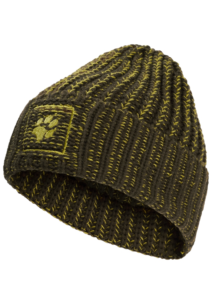 Jack Wolfskin Beanie »BADGE PAW BEANIE« Strickbeanie, warm, weich