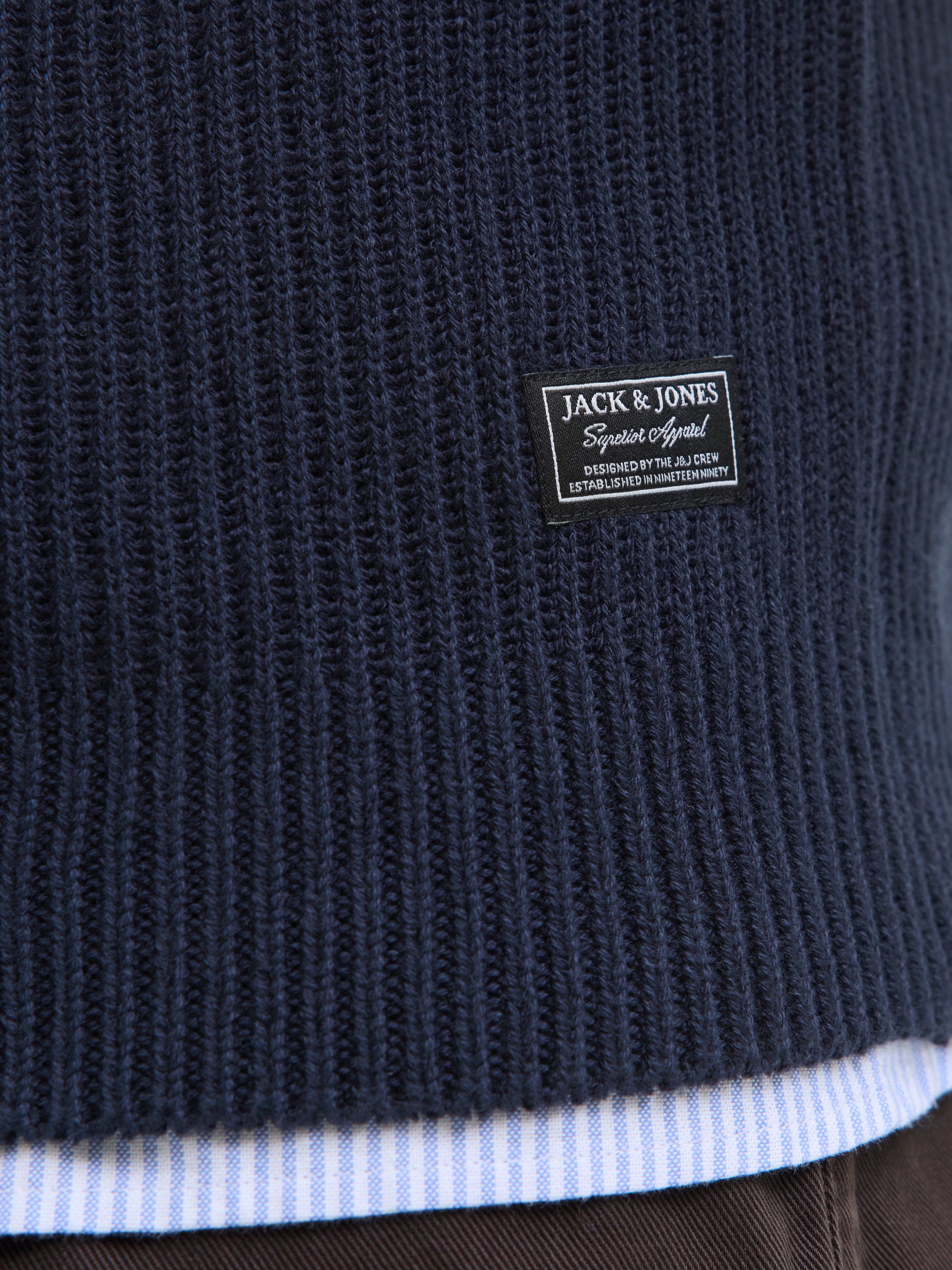 Jack & Jones PlusSize Troyer »JJPANNEL KNIT HALF ZIP AW25 PLS«