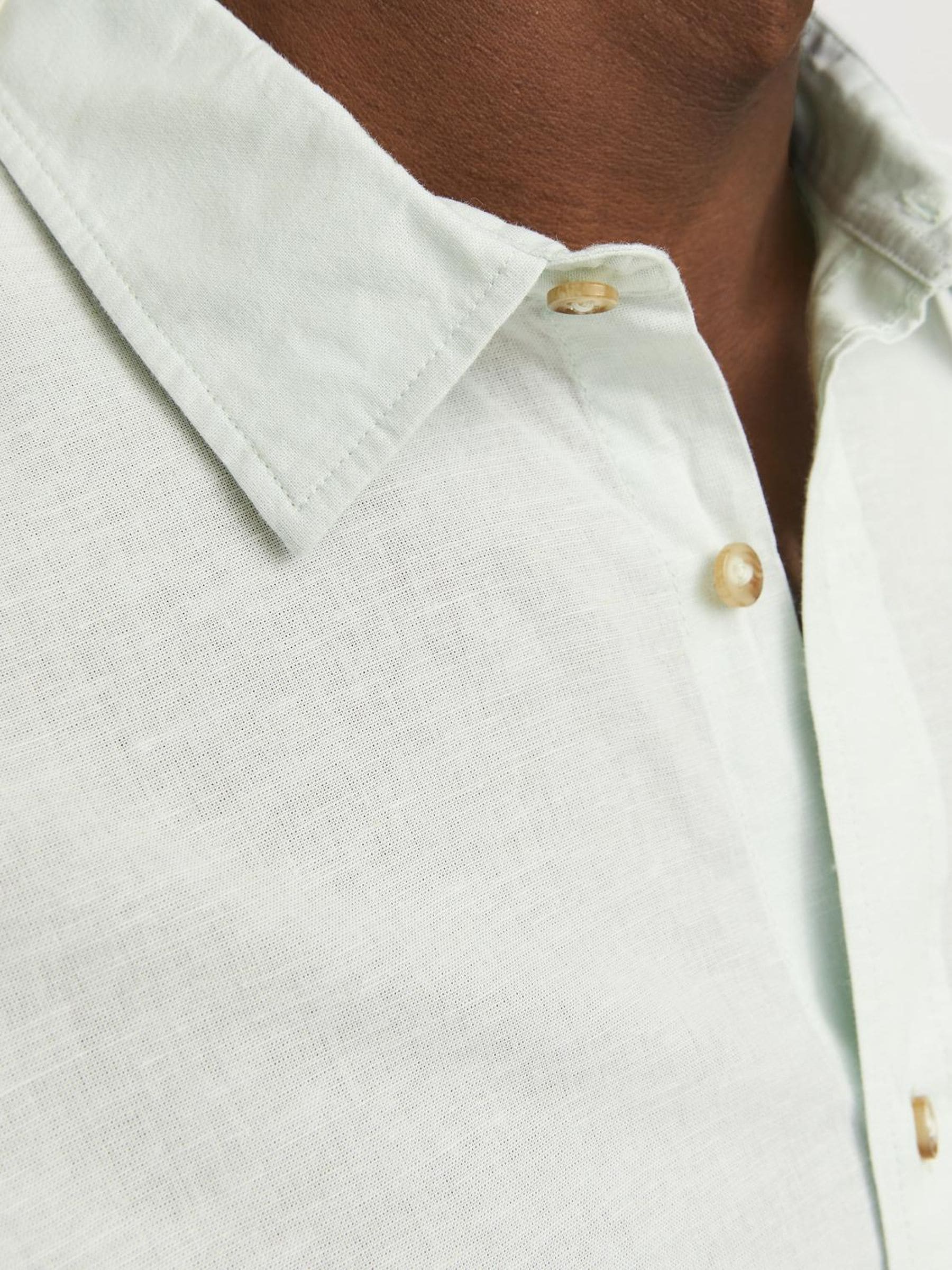 Jack & Jones Langarmhemd »JJESUMMER LINEN BLEND SHIRT LS SN«