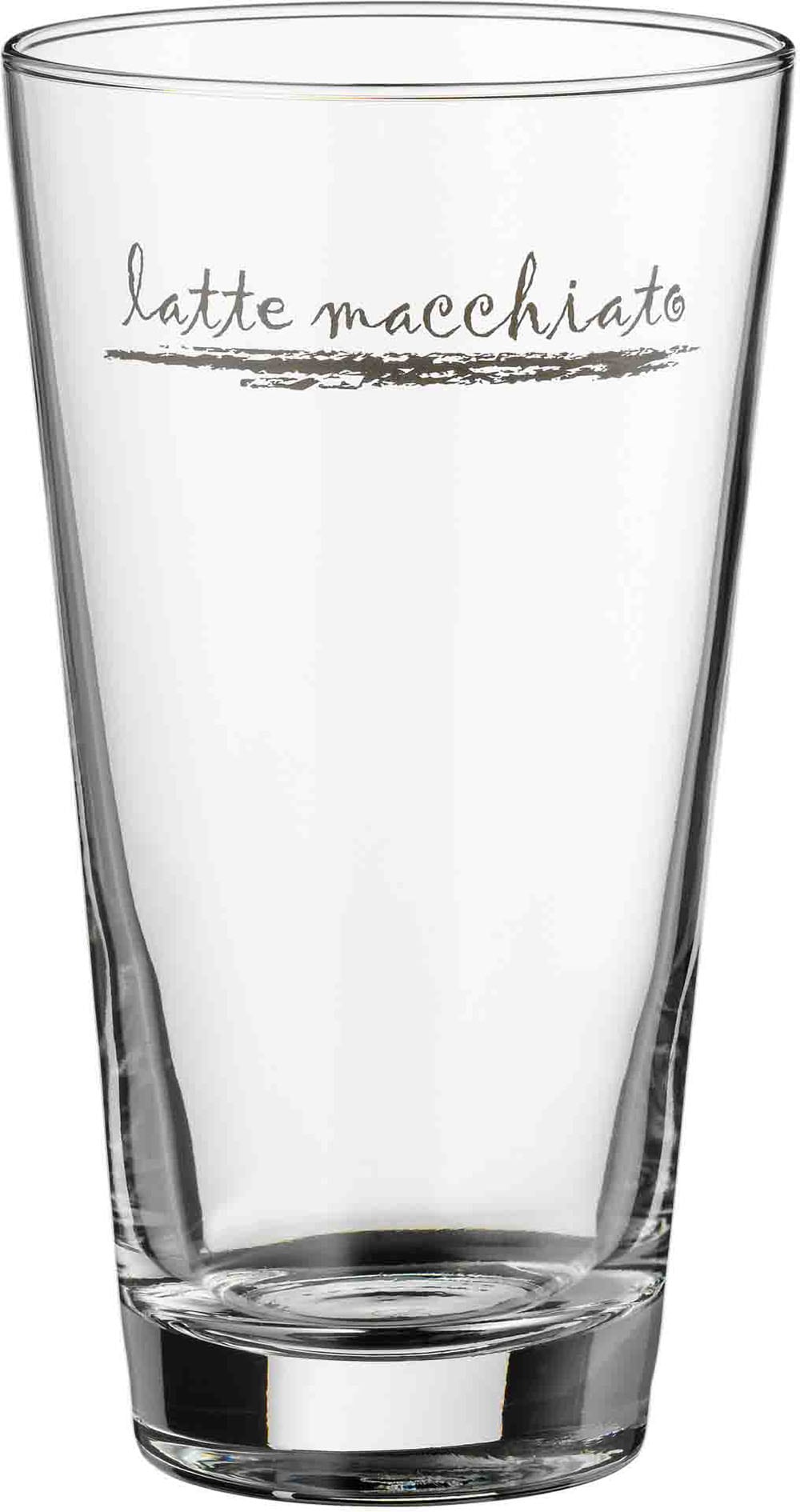 WMF Gläser-Set »Clever&More«, (Set, 12 tlg., 6x Latte Macchiato Gläser-6x Latte Macchiato Löffel), Glas stapelbar, 12-teilig