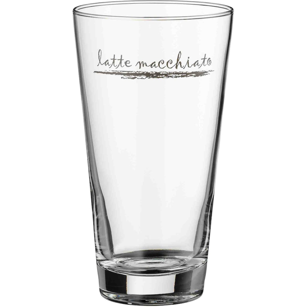 WMF Gläser-Set »Clever&More«, (Set, 12 tlg., 6x Latte Macchiato Gläser-6x Latte Macchiato Löffel)