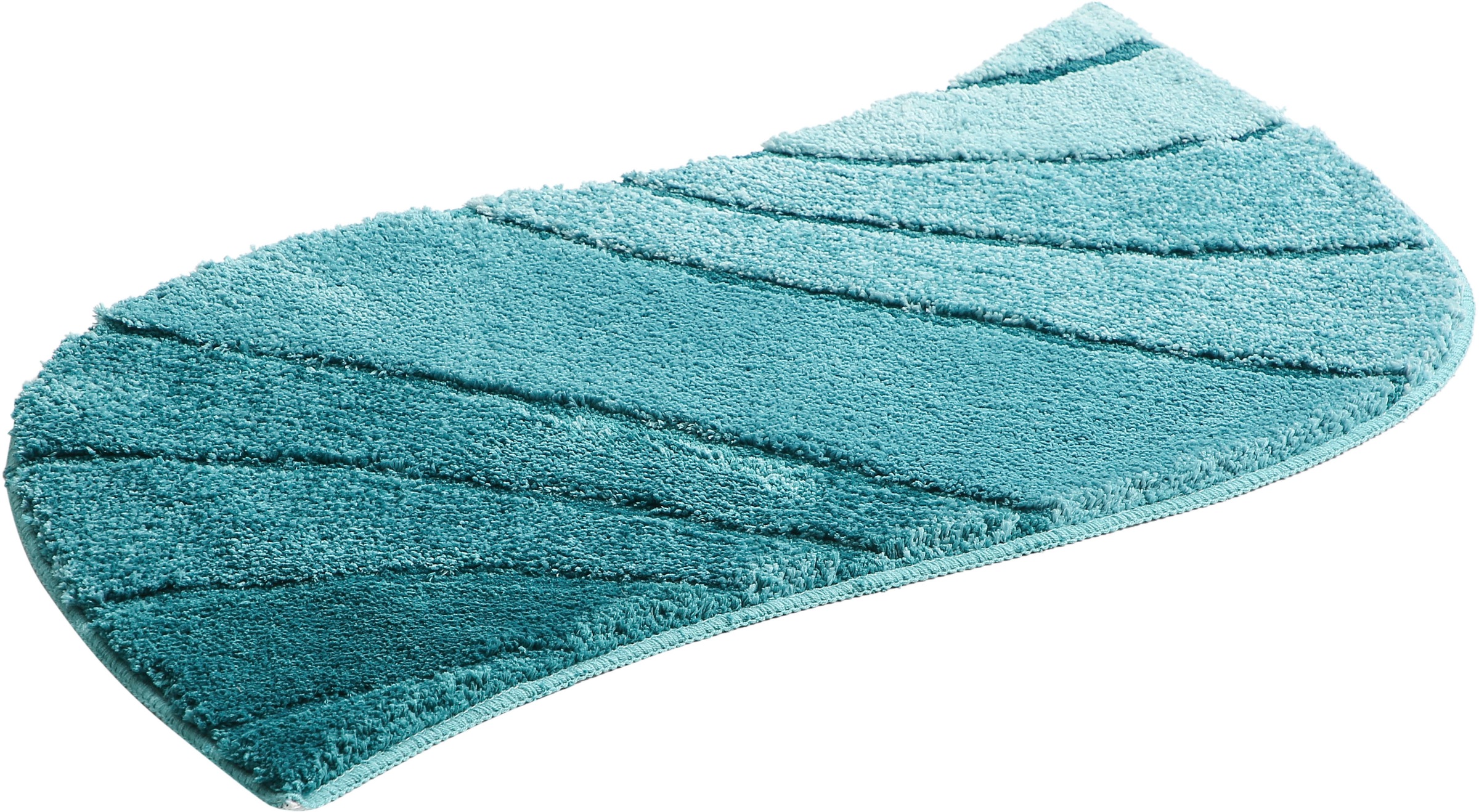 my home Badematte »Josie, Badvorleger, Badezimmer Teppich«, rutschhemmend beschichtet, fußbodenheizungsgeeignet-schnell trocknend-strapazierfähig, Badteppich, Badematten, rechteckig, rund & als 3-tlg. Set erhältlich