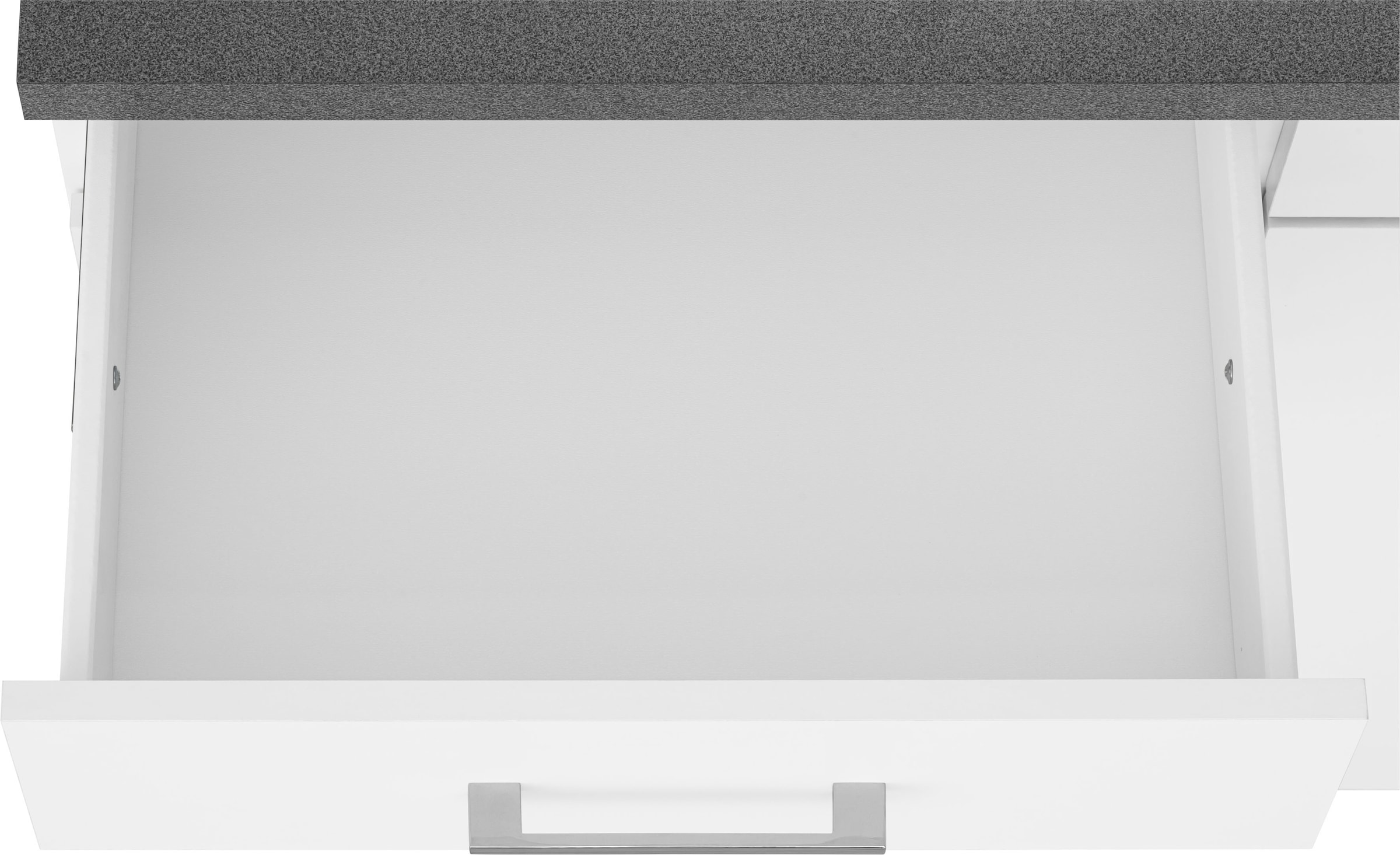 KOCHSTATION Küchenzeile »KS-Paris – Küchen mit einzigartigen Fotomotiven auf den Fronten« Breite 280 cm, wahlweise mit E-Geräten und Induktion