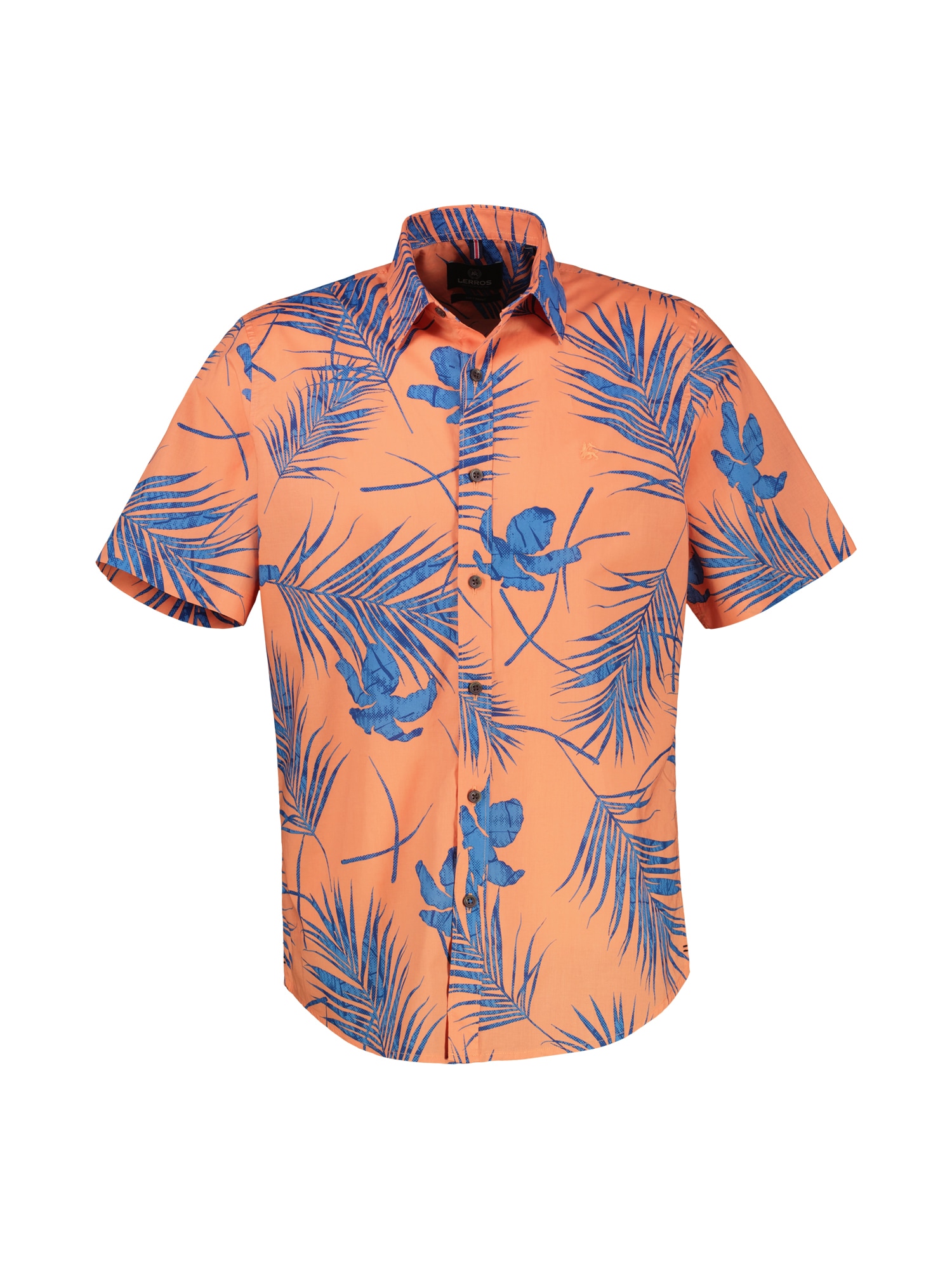 LERROS Kurzarmhemd »LERROS Kurzärmeliges Herrenhemd, Hawaiian-Style«