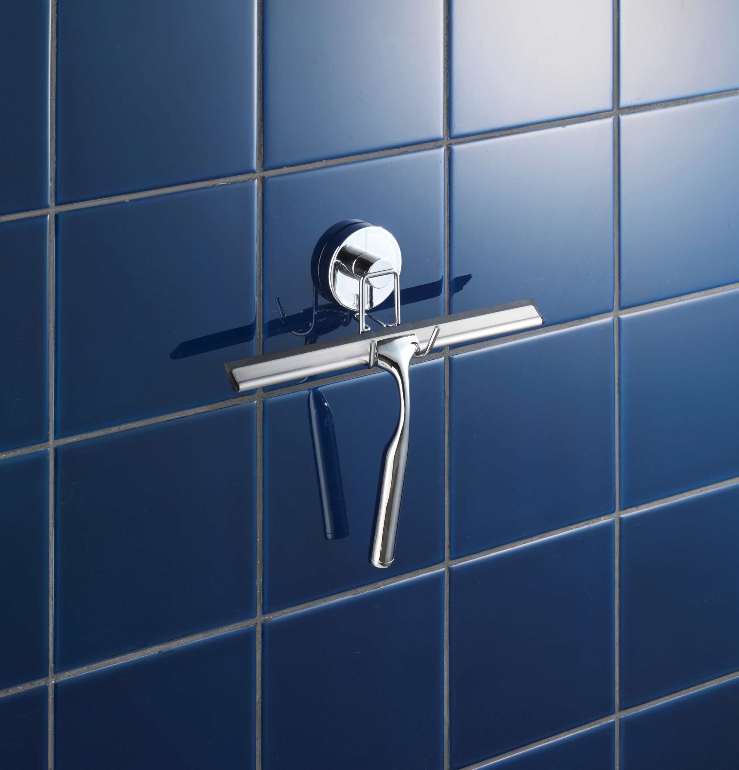 WENKO Duschabzieher »Chrom« mit Vacuum-Loc, ohne bohren