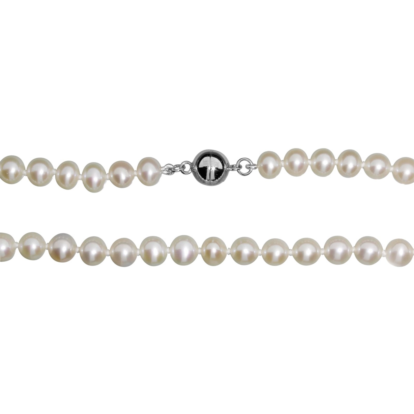 OSTSEE-SCHMUCK Perlenkette »- Ingrid 6 - Silber 925/000 - Zuchtperle«