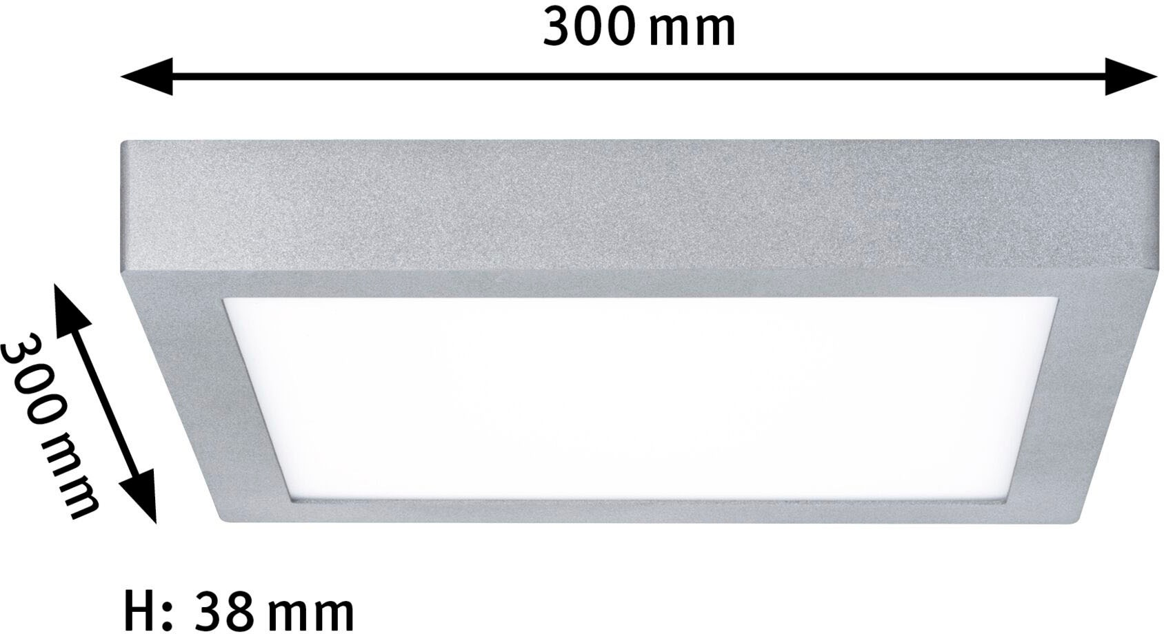 Paulmann LED Deckenleuchte »Lunar«, 1 flammig