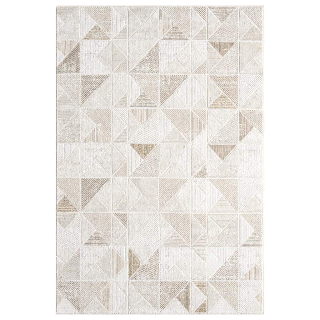 Carpet City Teppich »ANTIK231«, rechteckig, 10 mm Höhe, Kurzflor, 3D-Optik, Klassisch-Modern für Wohnzimmer, Schlafzimmer