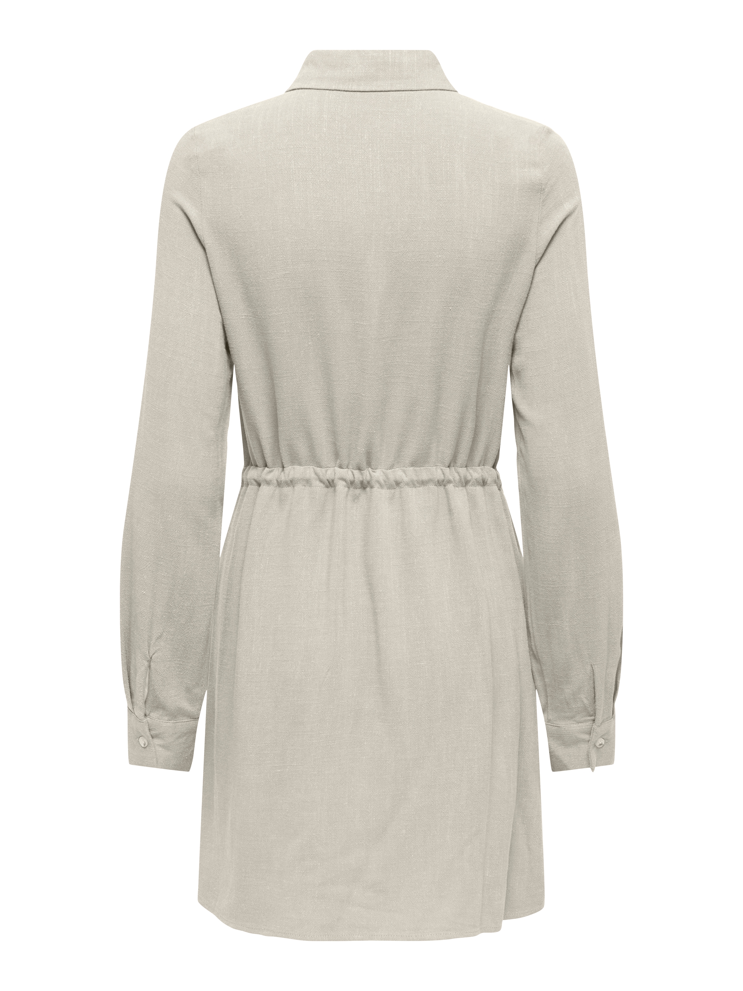ONLY Blusenkleid »ONLSIESTA L/S LINEN BL SHIRT DRESS PNT« Viskosemischung, regular fit, mit Leinen