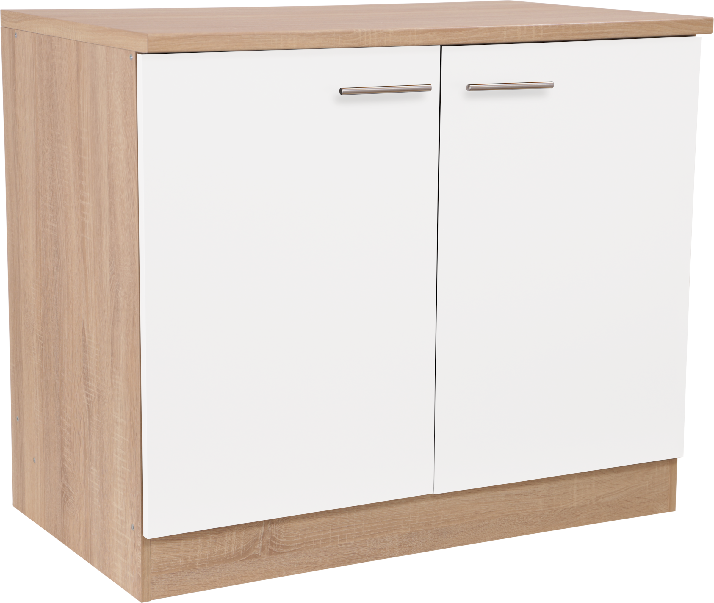 RESPEKTA Spülenschrank »Merle« Breite 100 cm, Soft-Close, Griffe aus Metall, 85 cm Arbeitshöhe