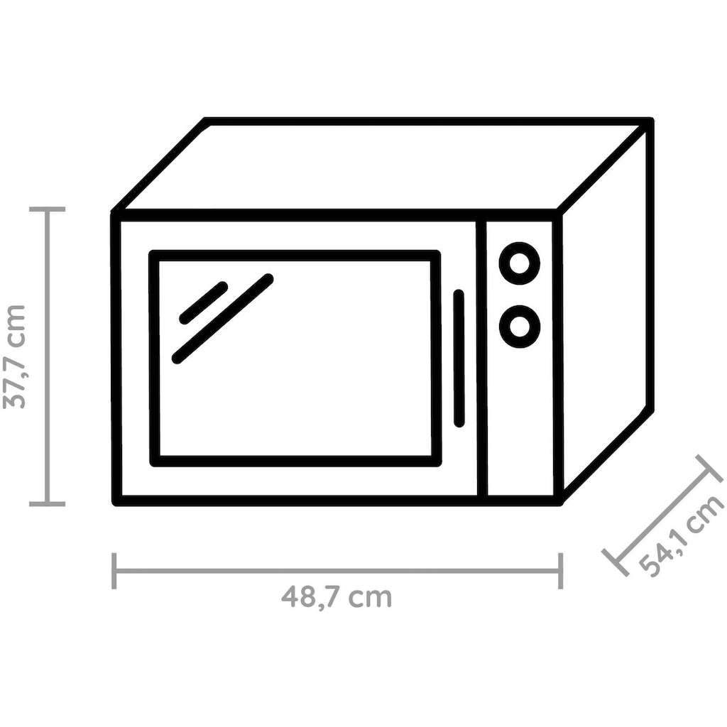 BAUKNECHT Mikrowelle »MW 179 IN«, Grill und Heißluft, 1200 W