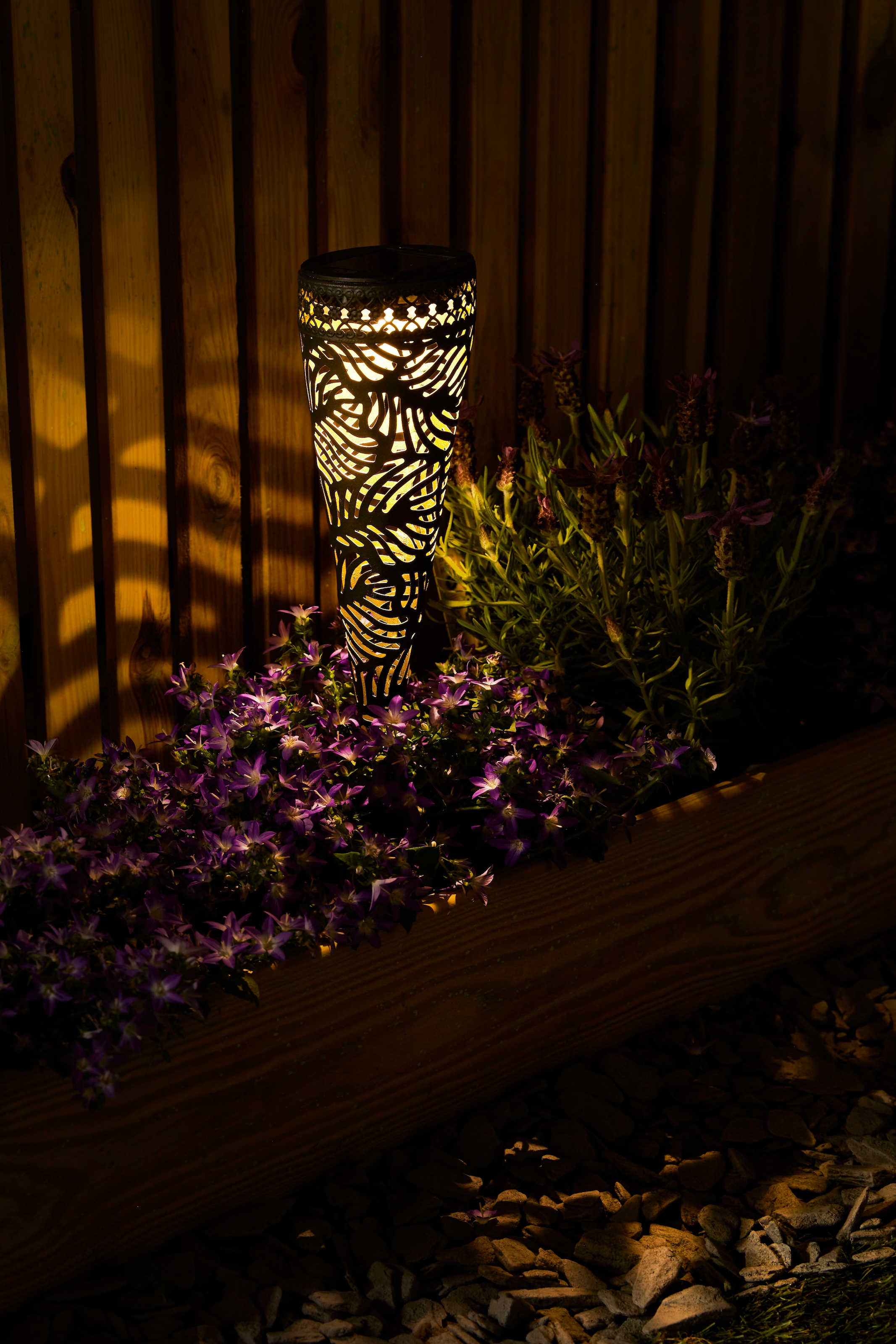 LUXFORM Gartenleuchte »Luxform Solar Torch Jersey, set of 2« LED-Modul 1 Stk. Warmweiß LED-Gartenleuchte, Solarenergie, warmweiß, aus Metall, IP44