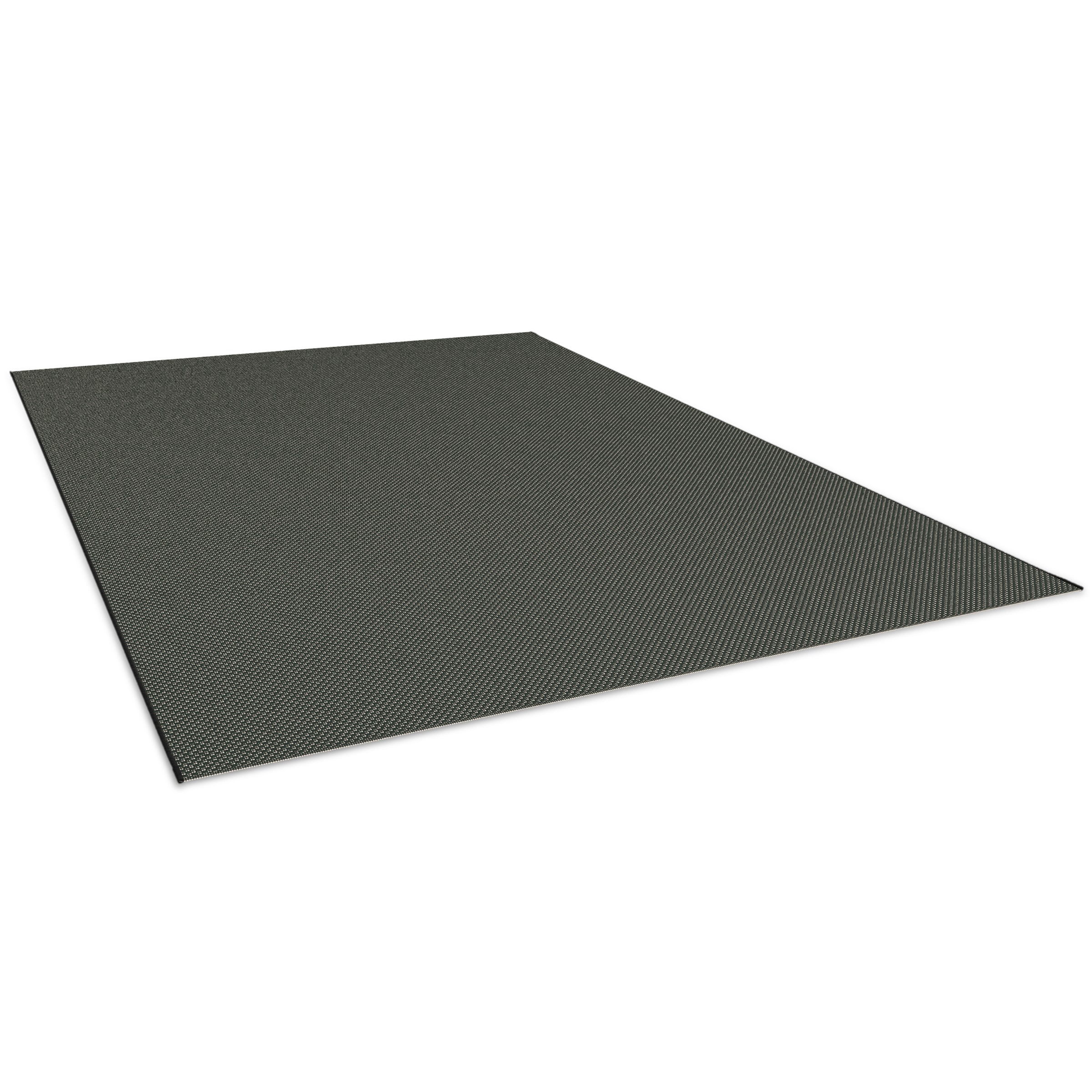 Primaflor-Ideen in Textil Teppich »Outdoorteppich ELDORADO Nero«, rechteckig, 4 mm Höhe, Flachgewebe, meliert, In- und Outdoor geeignet, wasserfest