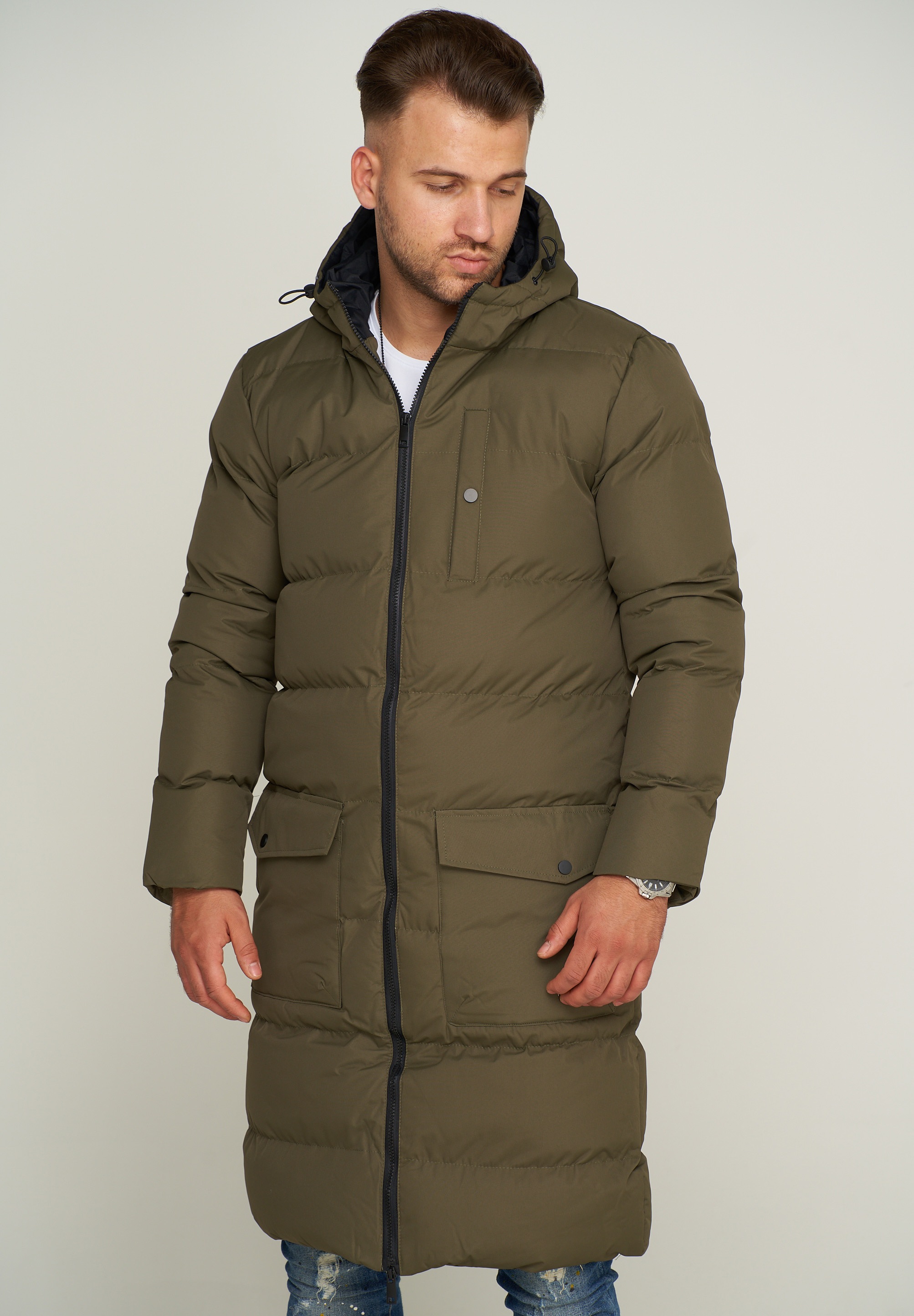SOULSTAR Parka »Winterjacke als Langer Steppmantel - Winterparka«