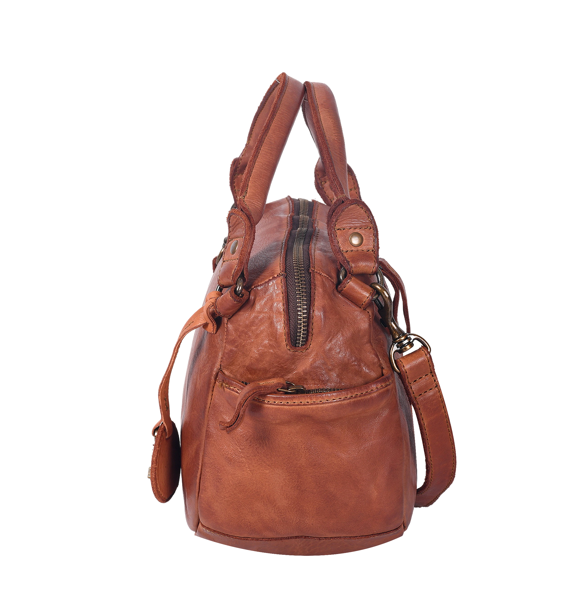 HARBOUR 2nd Handtasche »Saphira« Damen Umhängetasche, Schultertasche mit Anker-Logoprägung