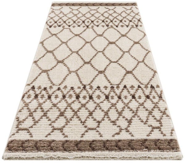 Carpet City Teppich »April 2312«, rechteckig, 10 mm Höhe, Läufer, weich durch Microfaser, Boho Ethno Look, Wohnzimmer