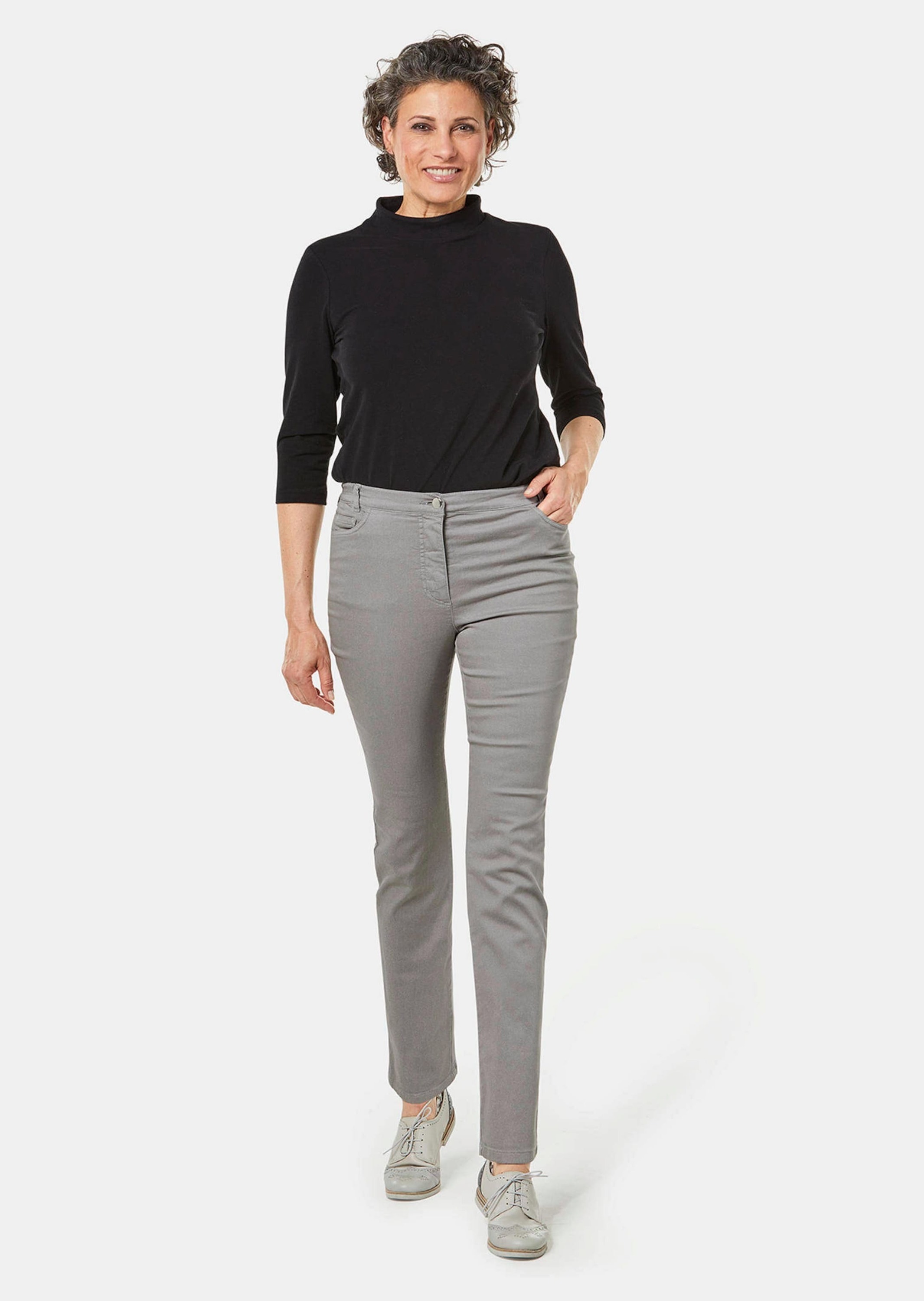 GOLDNER 2-in-1-Hose »Hose Carla in jeanstypischer Form und trendstarker Farbe«  Ohne