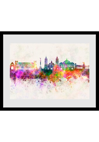 queence Bild »Skyline Color Splash«, Städte, (1 St.) kaufen