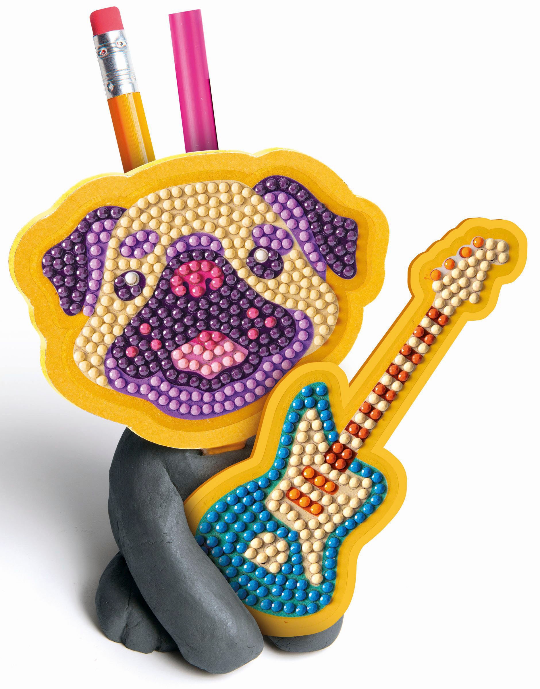 Clementoni® Kreativset »idea! Funkelnde 3D-Sticker«, Made in Europe