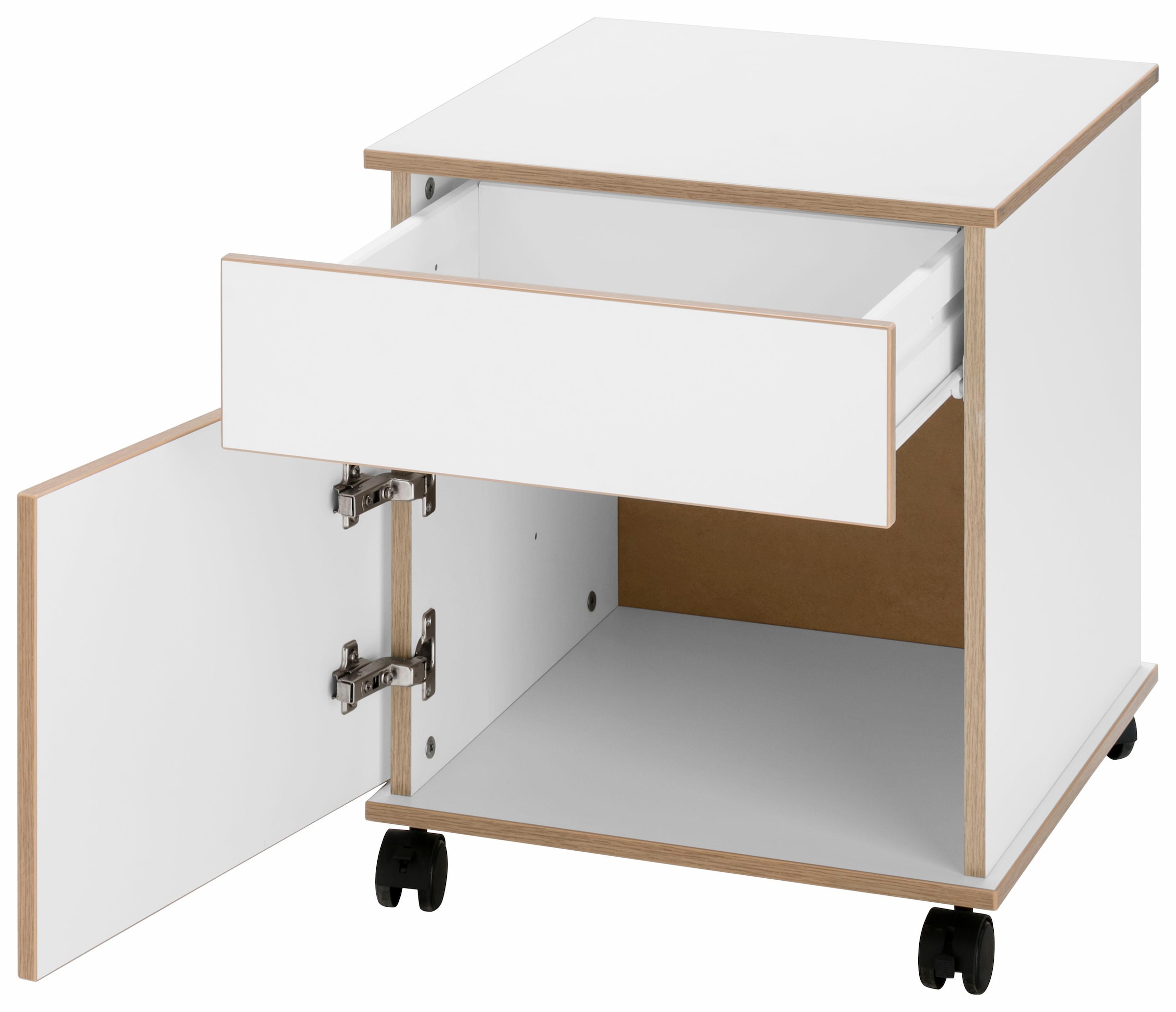VOGL Soft-Close, Optik Möbelfabrik Rollcontainer auf mit Türen bestellen »Trelle«, Rechnung Grifflose