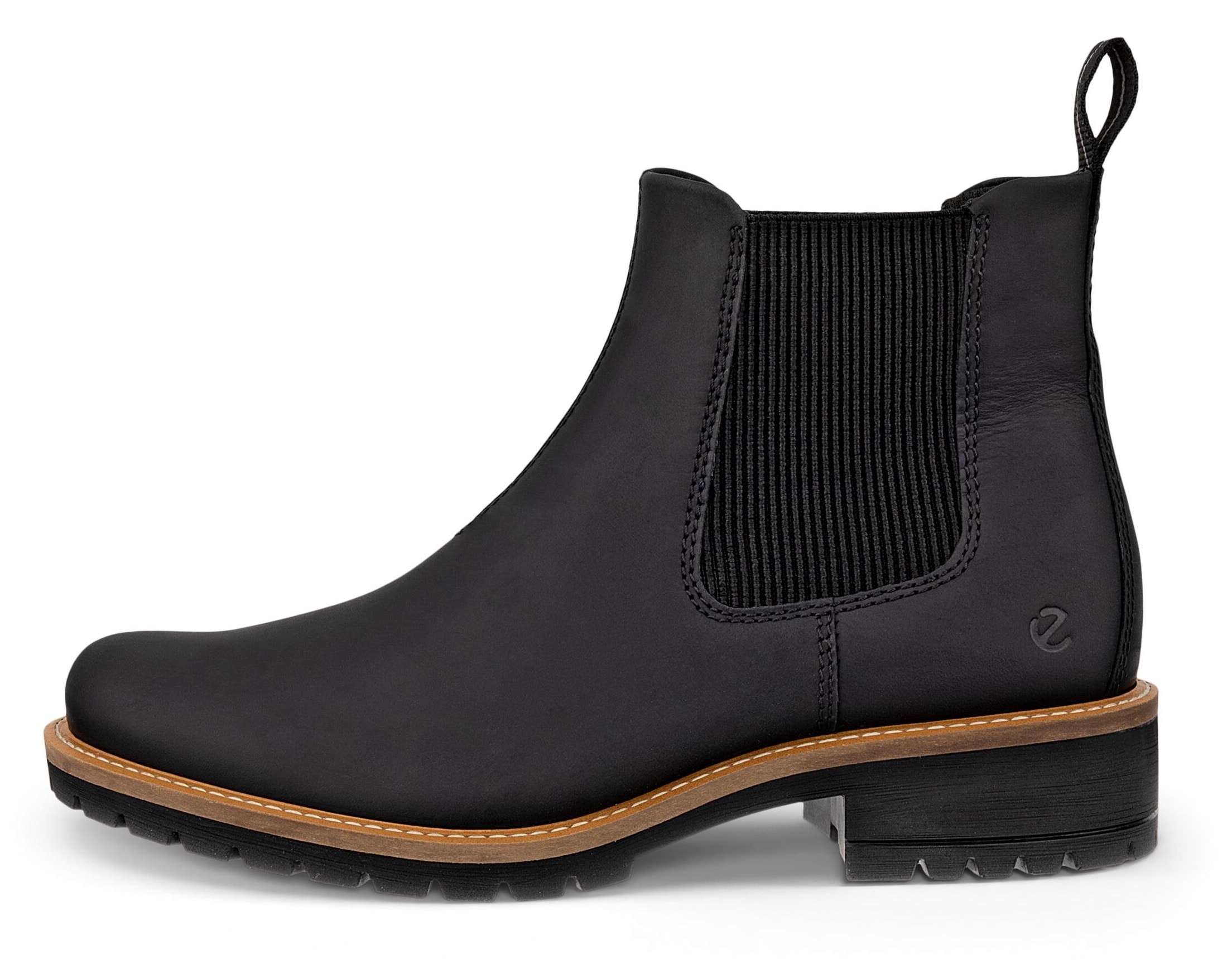 Ecco Chelseaboots »ELAINA«  Schlupfboots, Herbstboots, Stiefelette mit Stretcheinsätze