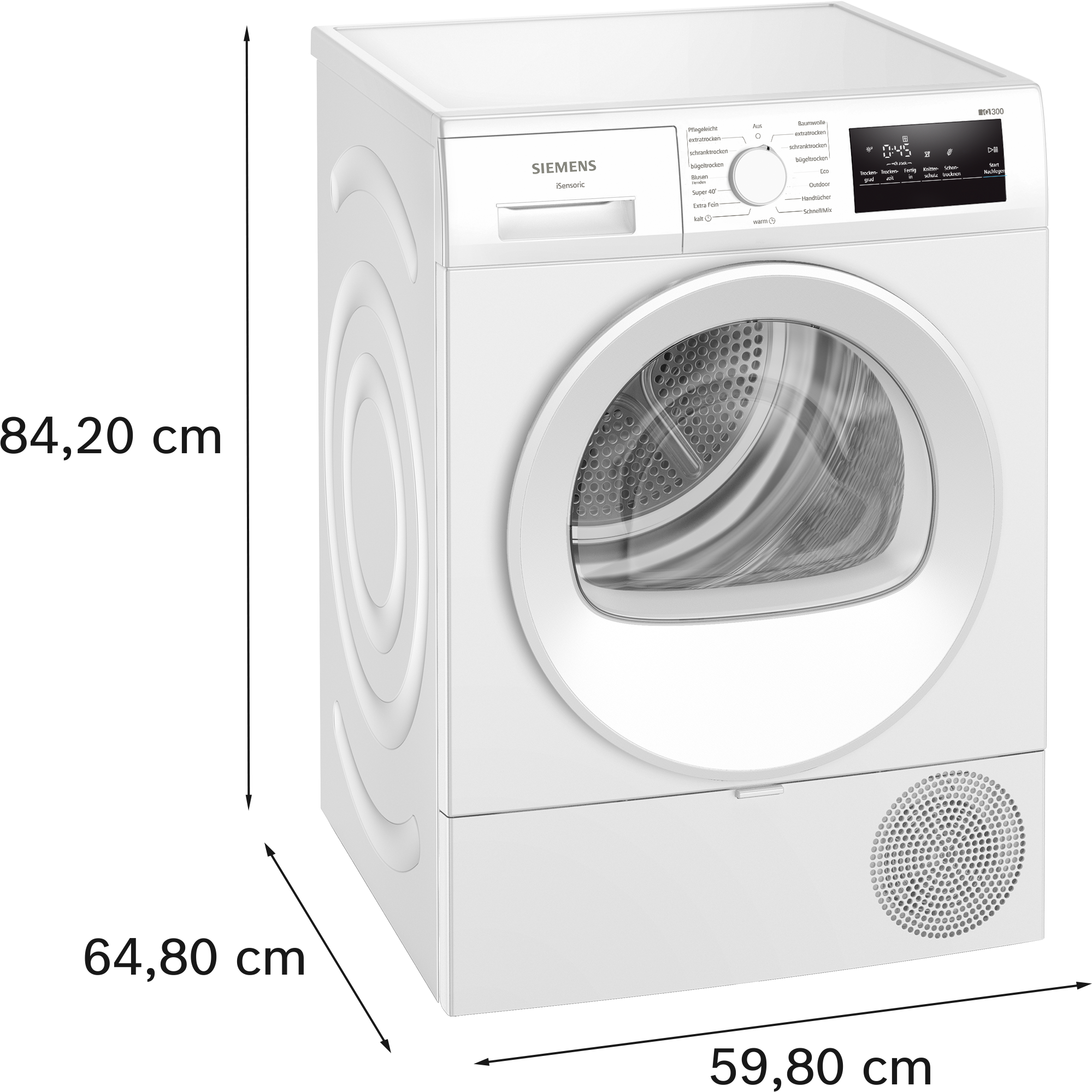 SIEMENS Wärmepumpentrockner »WT45HVA4« iQ300