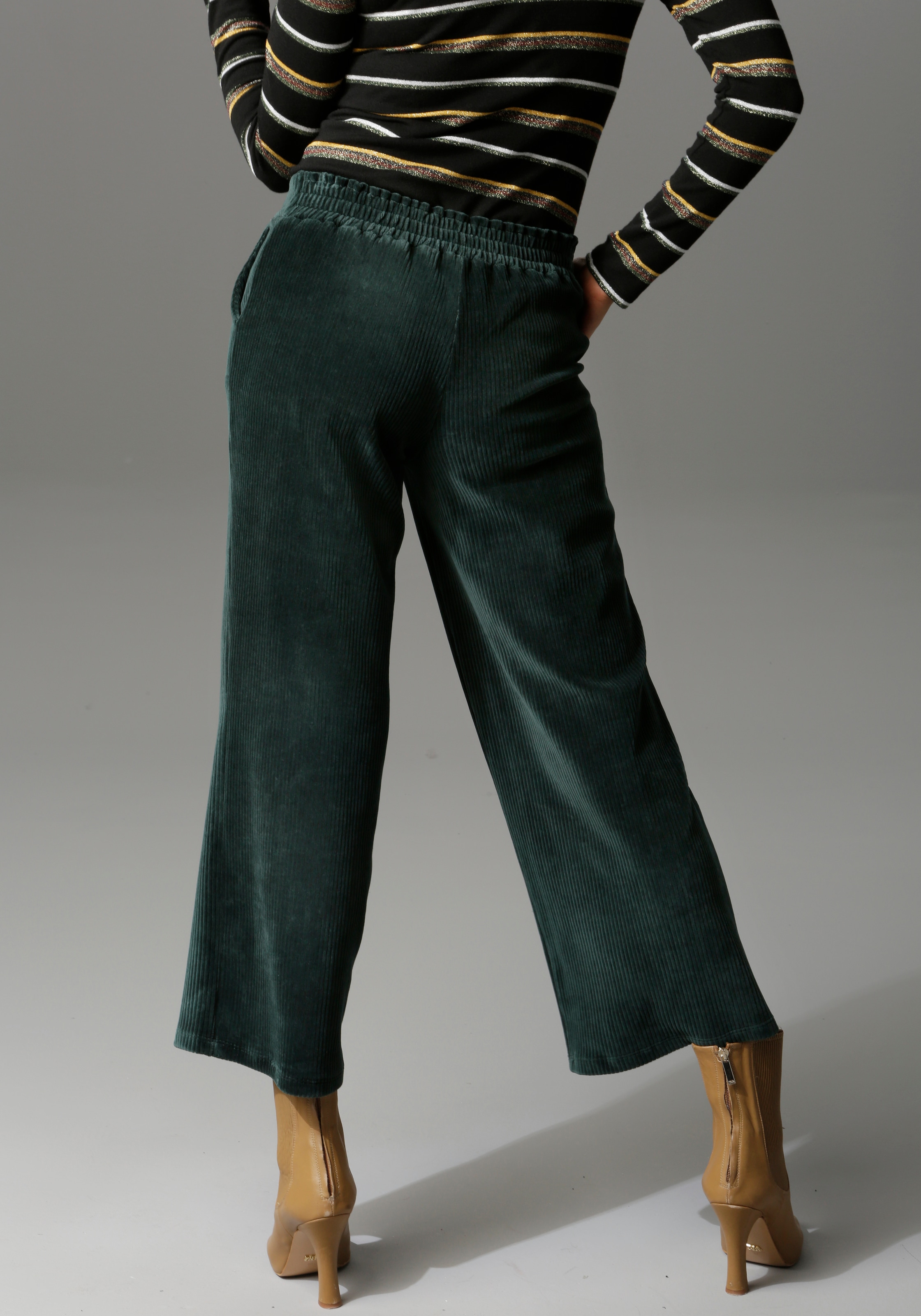 bei CASUAL in Aniston trendiger ♕ Cordhose, Culotte-Form