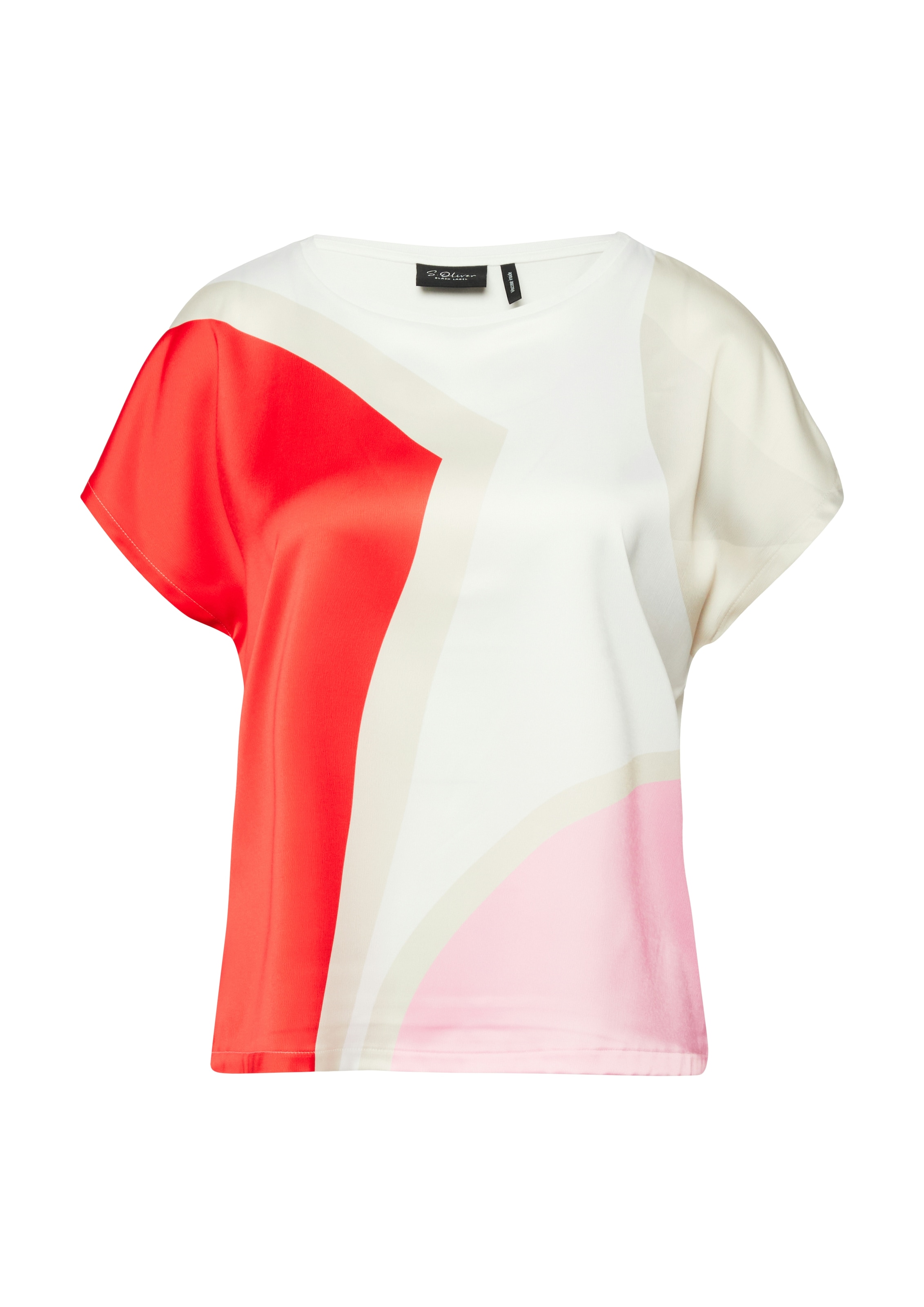 s.Oliver BLACK LABEL T-Shirt mit grafischem Muster