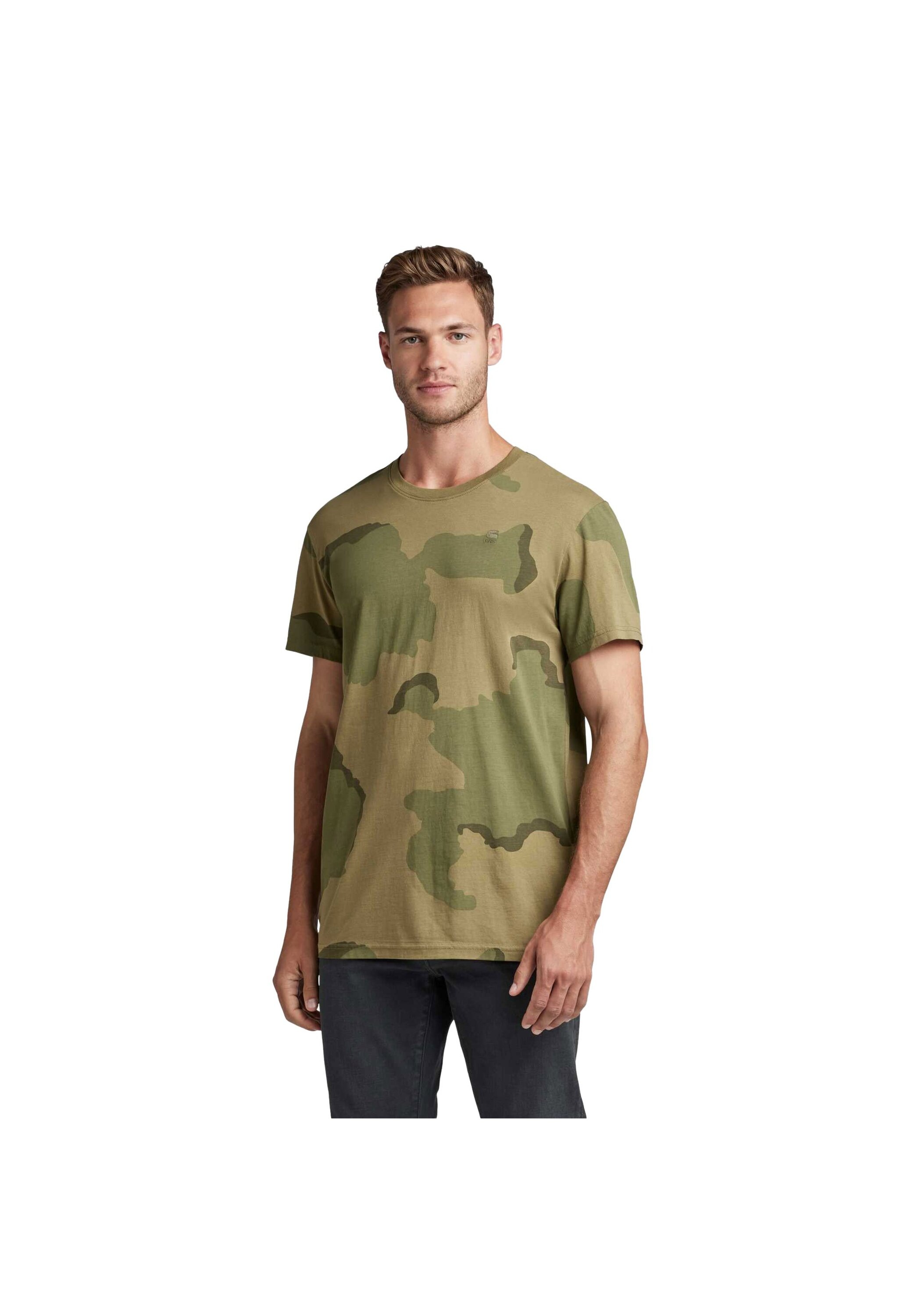 G-STAR T-Shirt »T-Shirt Desert camo r t 1er Pack«