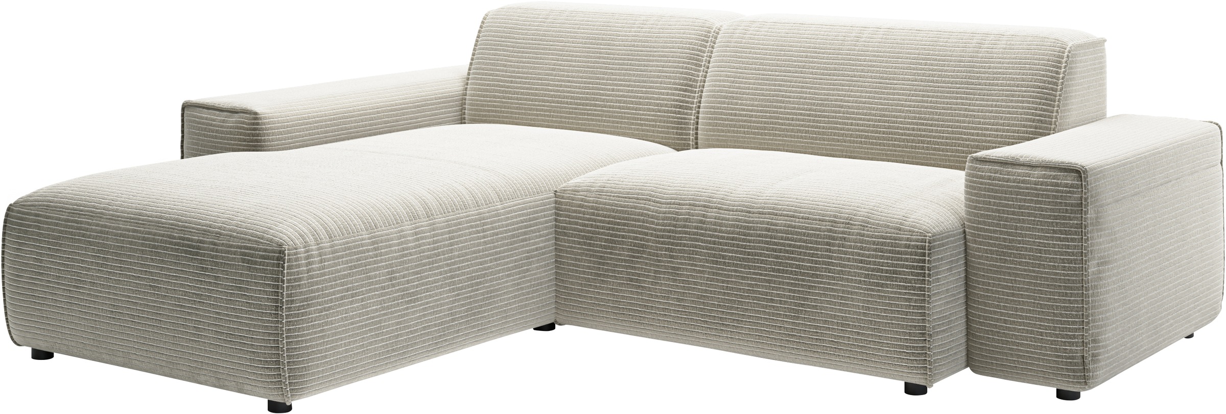 andas Ecksofa »Glimminge L-Form auch in Breitcord, Feincord + Easy care-Bezug,«, Breite 234, Zierkissen