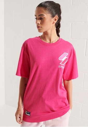 Superdry Print-Shirt, Code T-Shirt Mit Logoapplikation kaufen