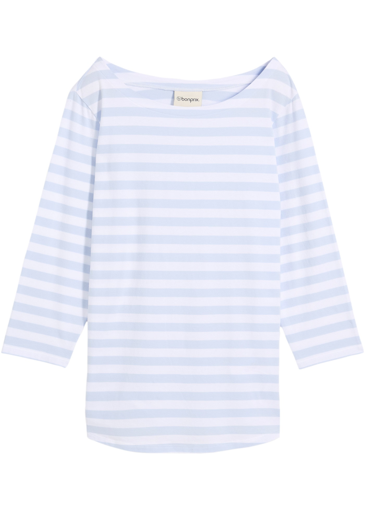 bonprix T-Shirt 1 bequeme Passform, 3/4-Ärmel, für Frühling und Sommer