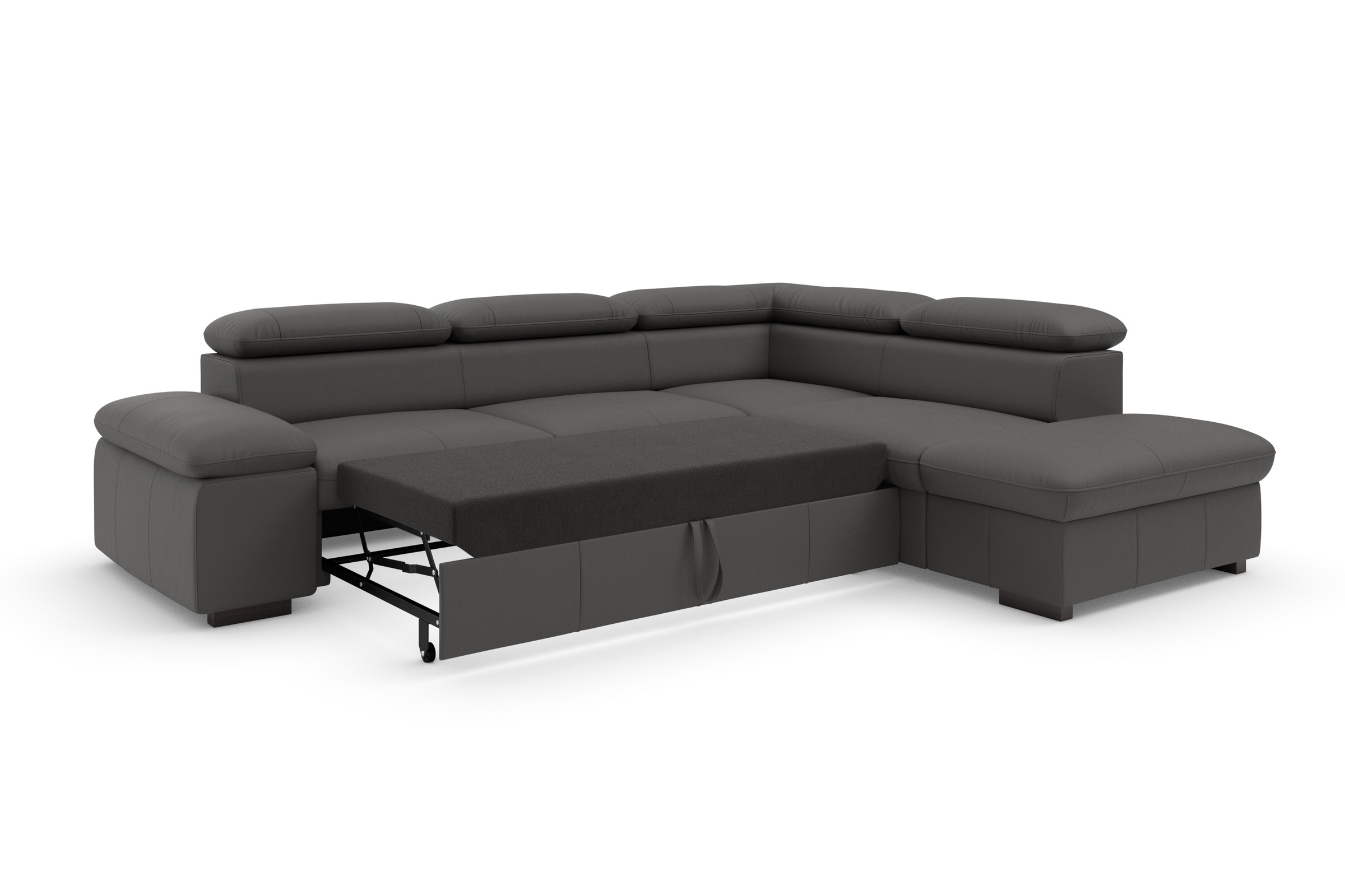 Home affaire Ecksofa »Alberto L-Form«, mit Kopfteilverstellung, wahlweise mit Bettfunktion