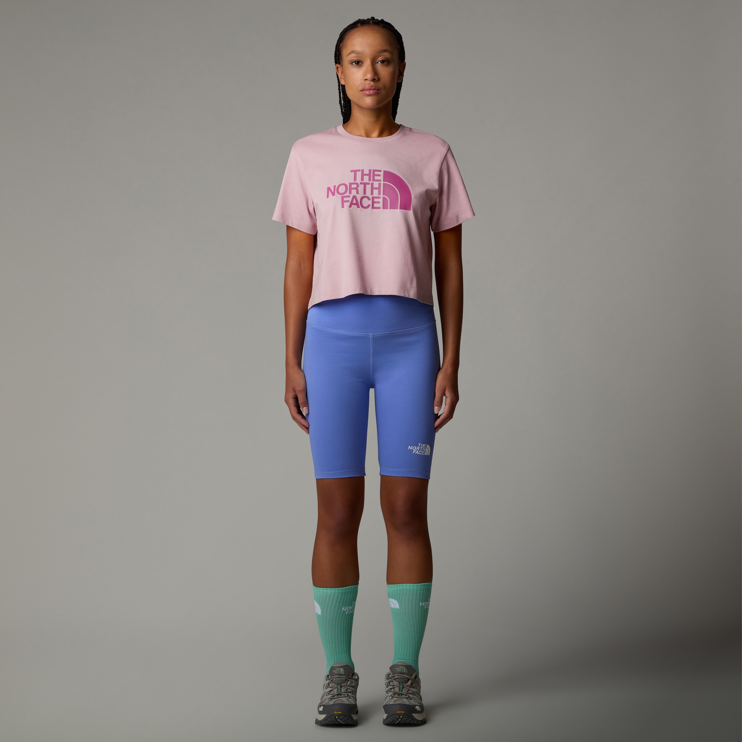 The North Face T-Shirt »Easy kurzgeschnittenes T-Shirt für Damen«, (1 tlg.)
