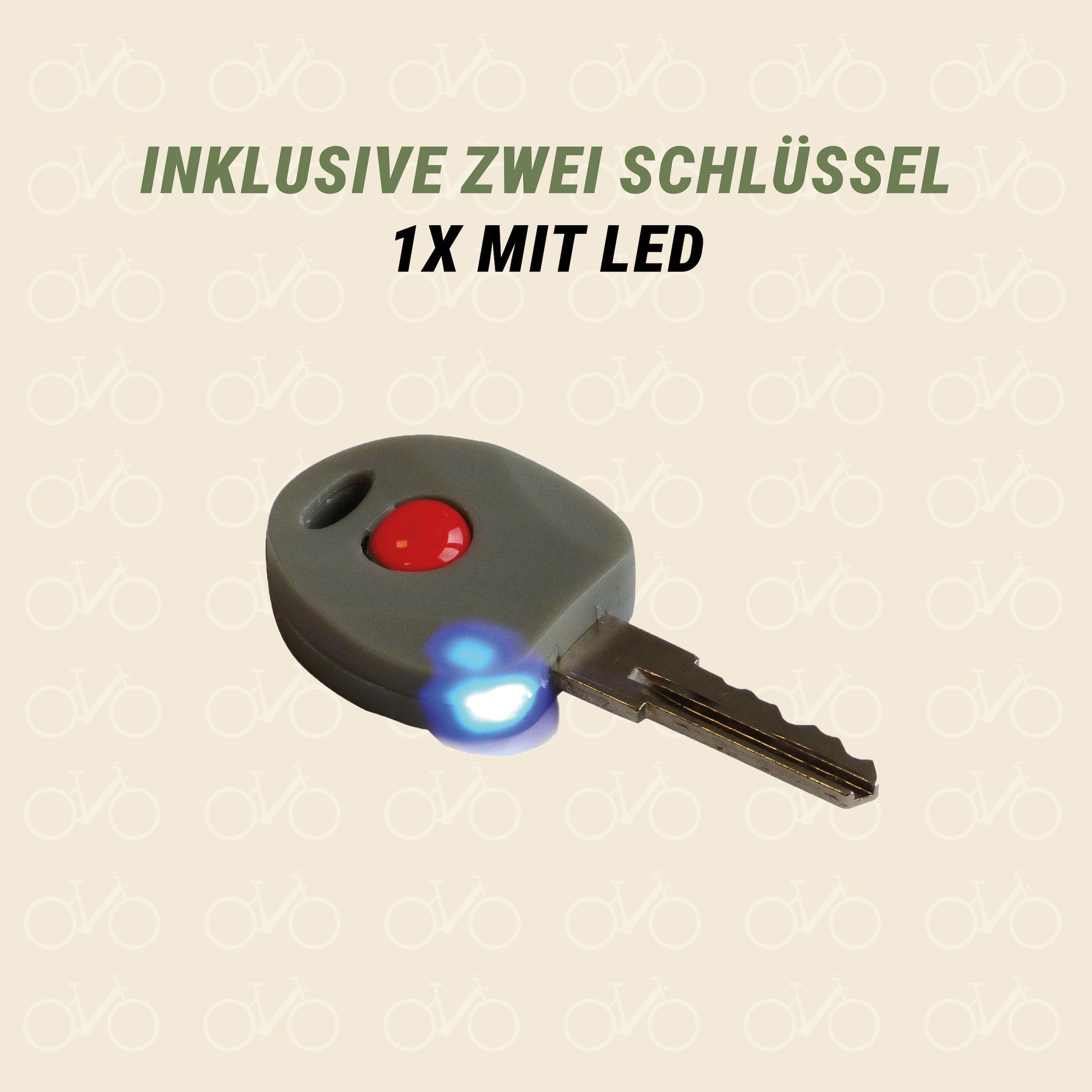 Prophete Kabelschloss »Kabelschloss« mit Halterung, 