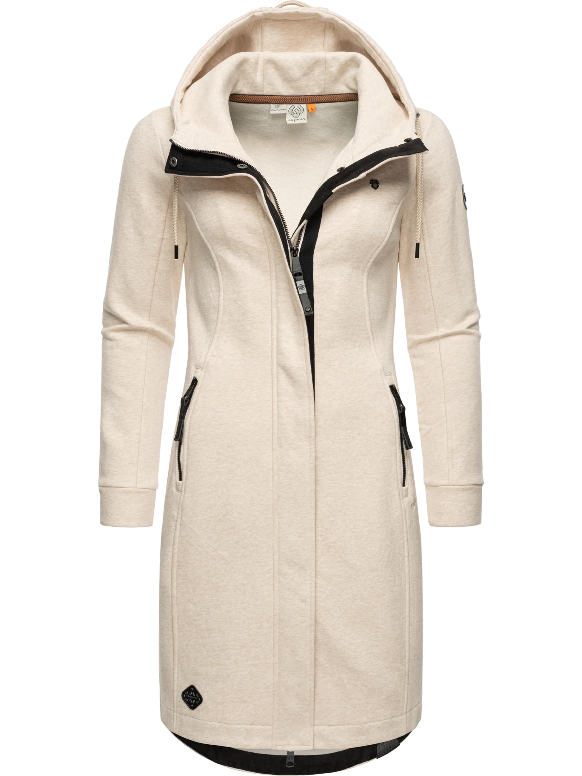 Ragwear Kapuzensweatjacke »Kurzmantel Letti Long«