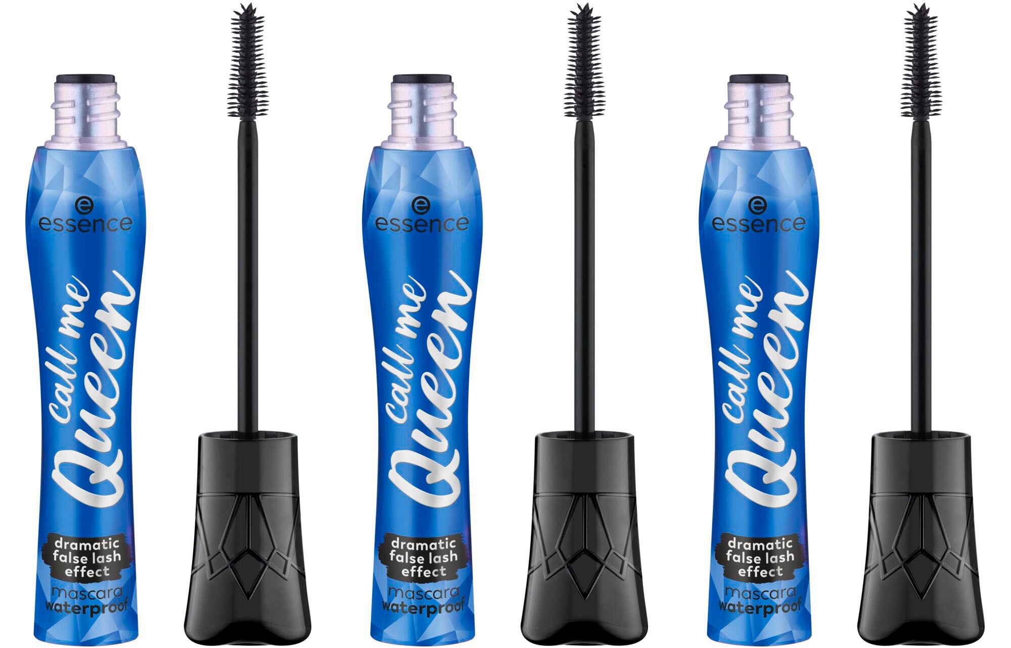 Mascara »call me Queen dramatic false lash effect mascara waterproof«, (Set, 3 tlg.)