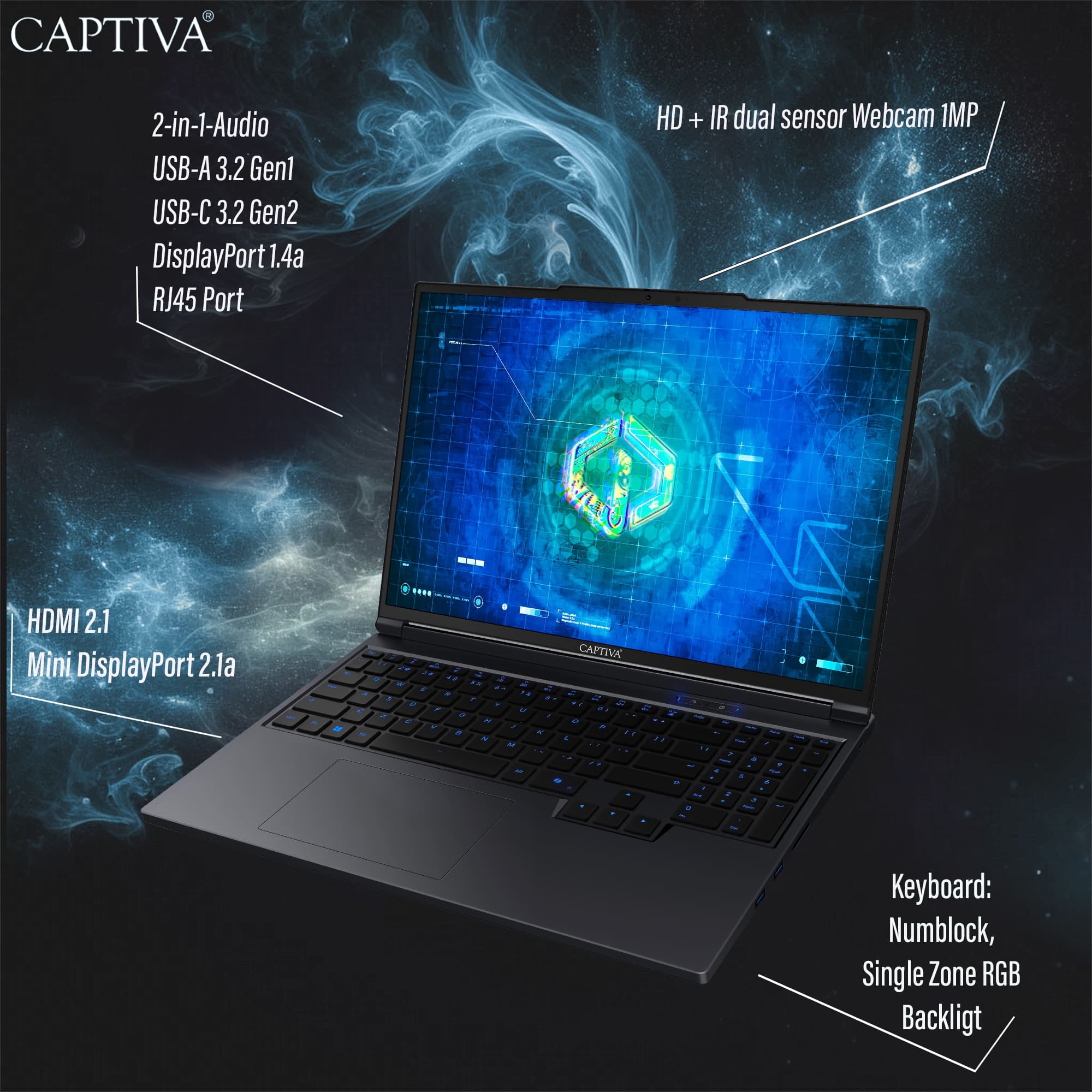 CAPTIVA Gaming-Notebook »Highend Gaming I92-122«