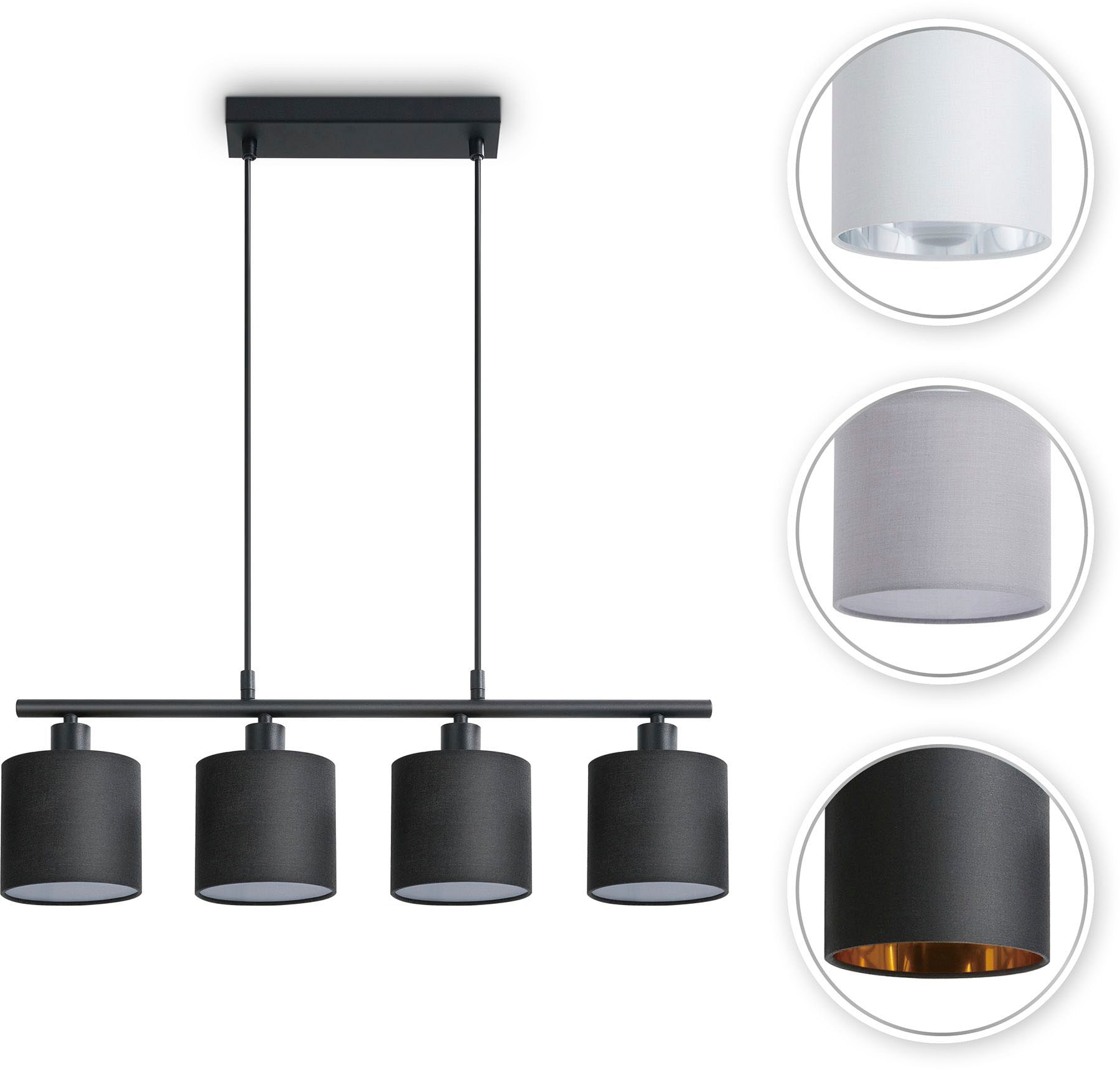 Paco Home Pendelleuchte »ANIKA« E14