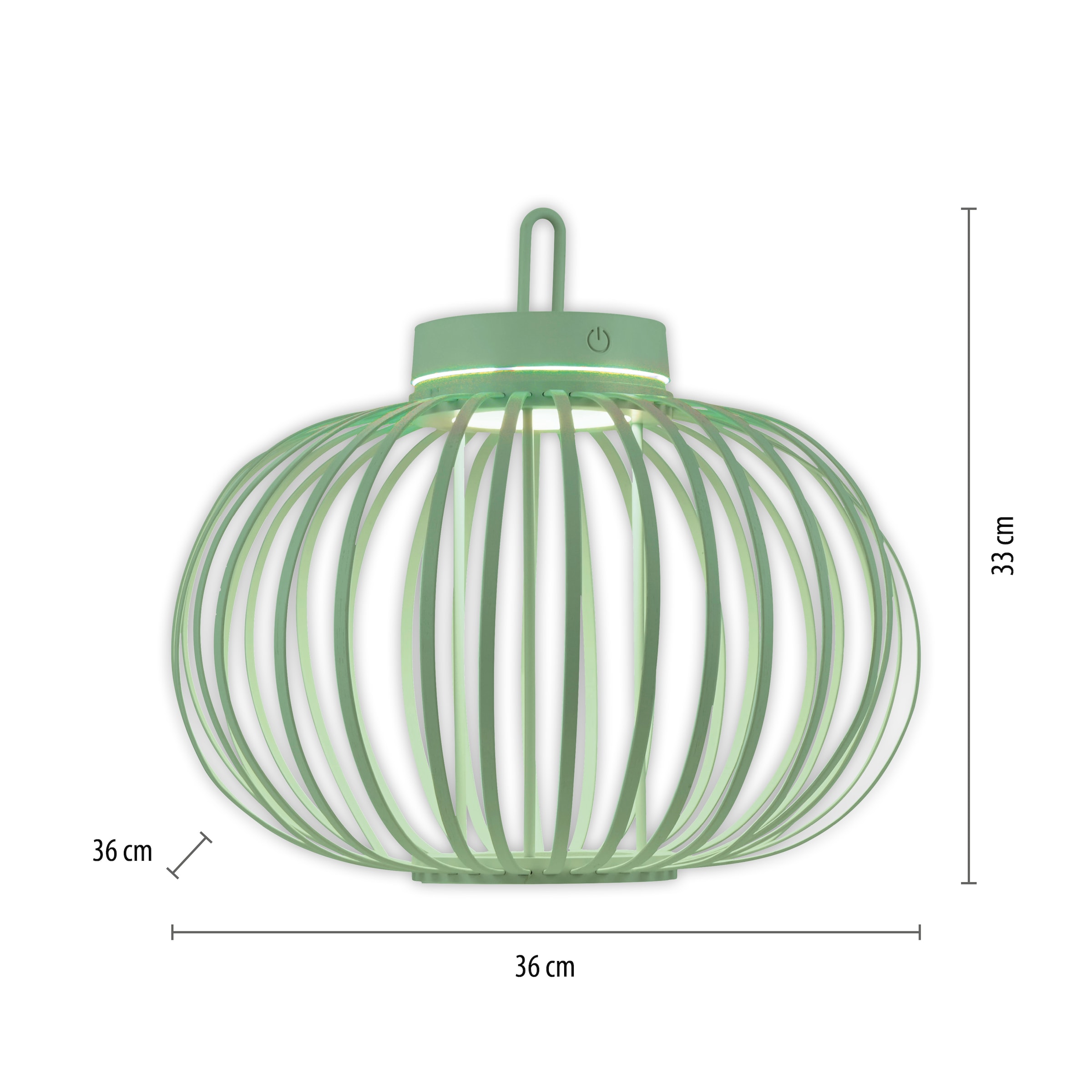 JUST LIGHT Pendelleuchte »AKUBA«, 1 flammig, Leuchtmittel LED-Modul | LED fest integriert, Akkuleuchte